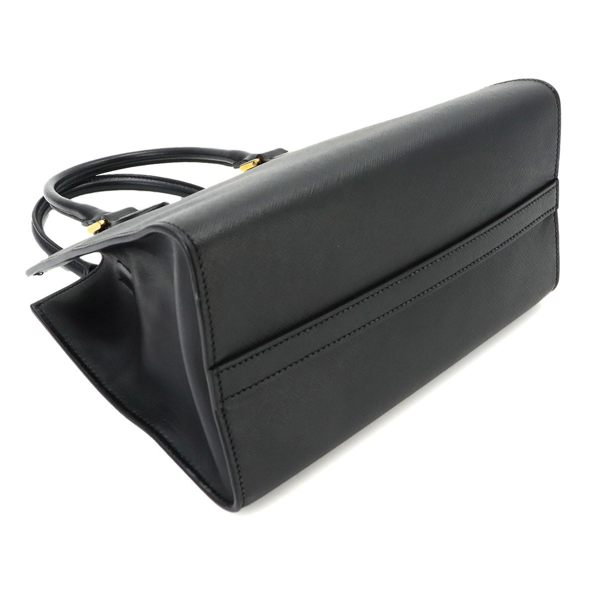 Prada Black Leather Handbag (Pre-Owned)