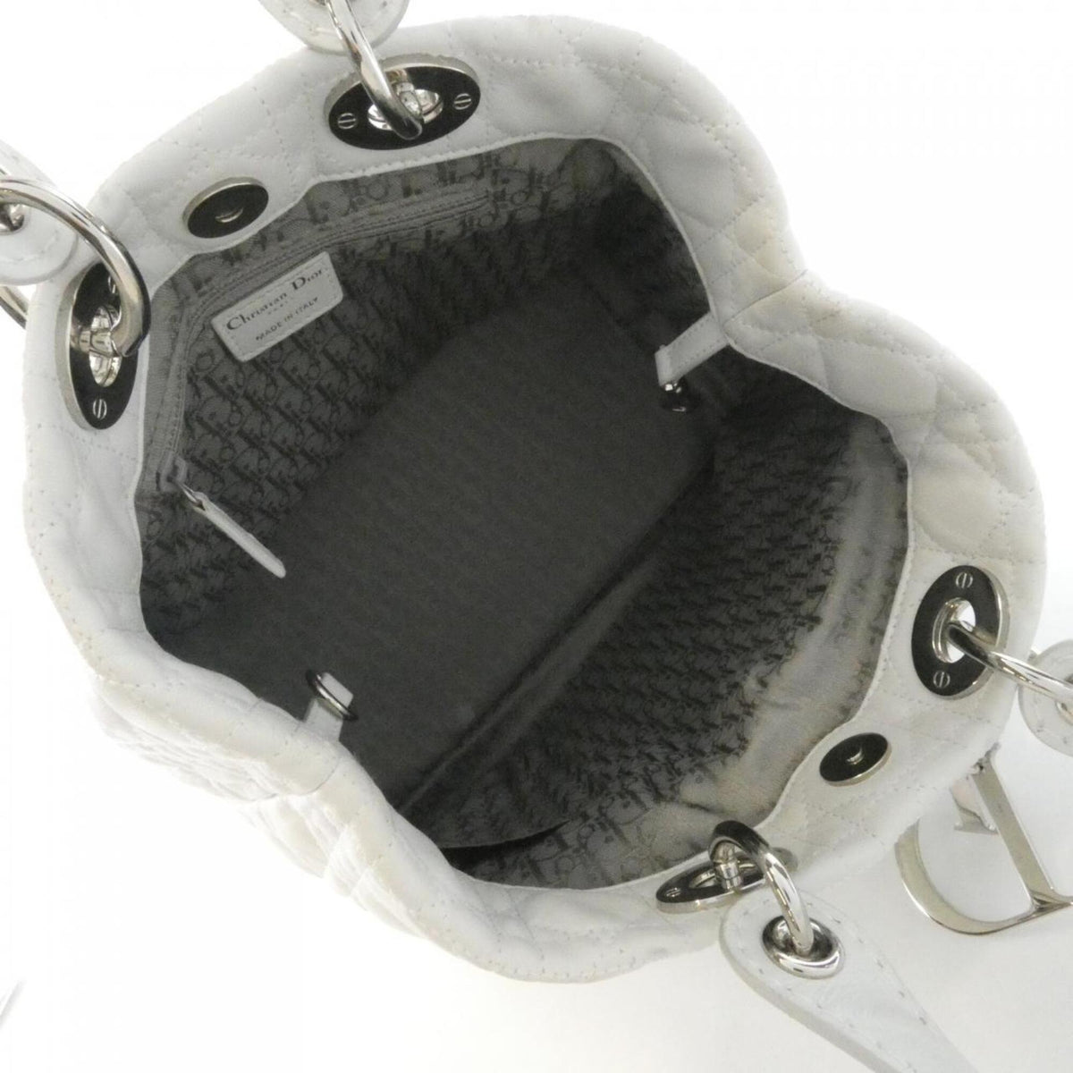 Christian Dior White Leather Handbag (Pre-Owned)