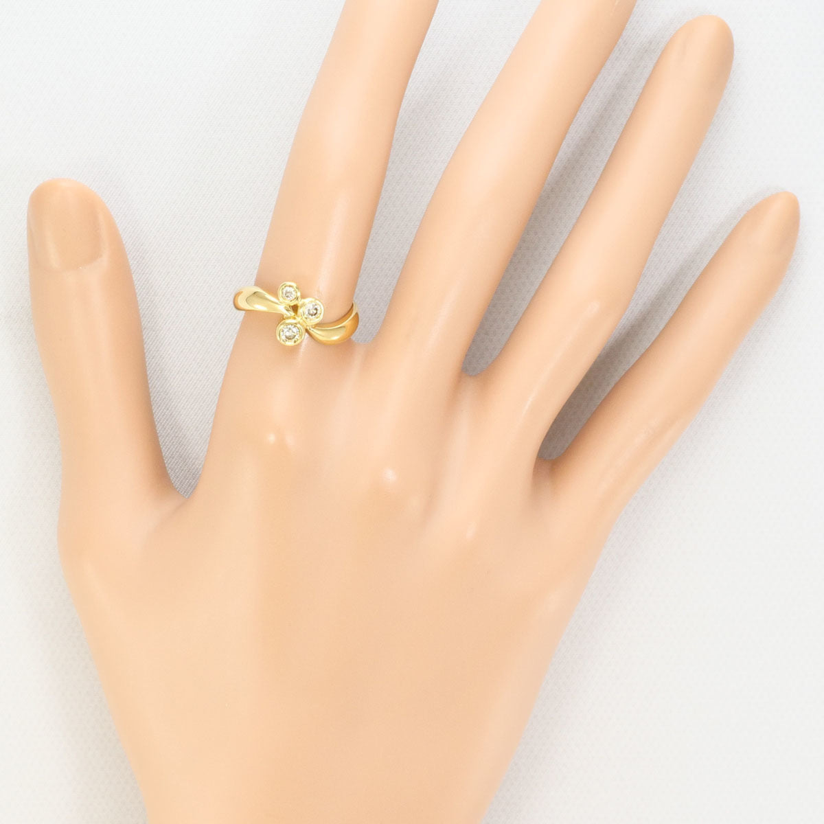 Unbranded Brown Yellow Gold Yellow Gold (18K) Band Ring (Pre-Owned)