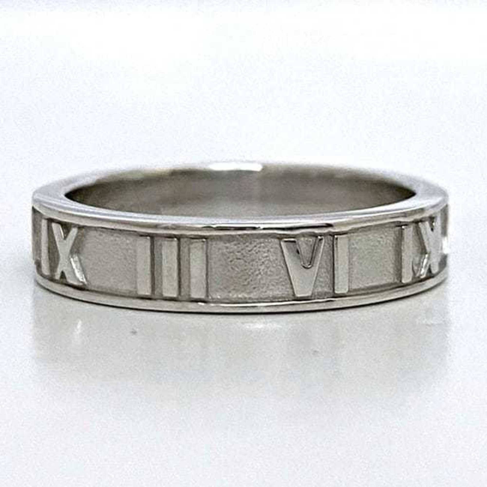 Tiffany Atlas Silver 925 Band Ring (Pre-Owned)