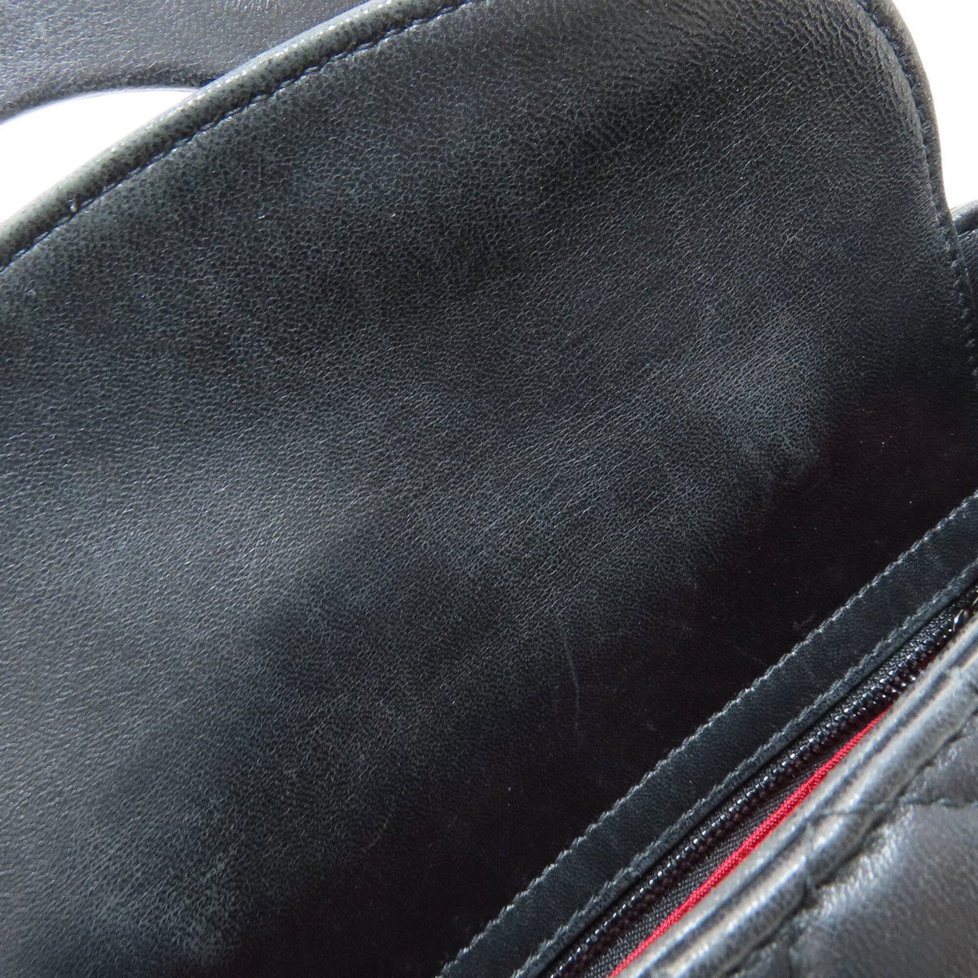 Christian Dior Black Leather Handbag (Pre-Owned)