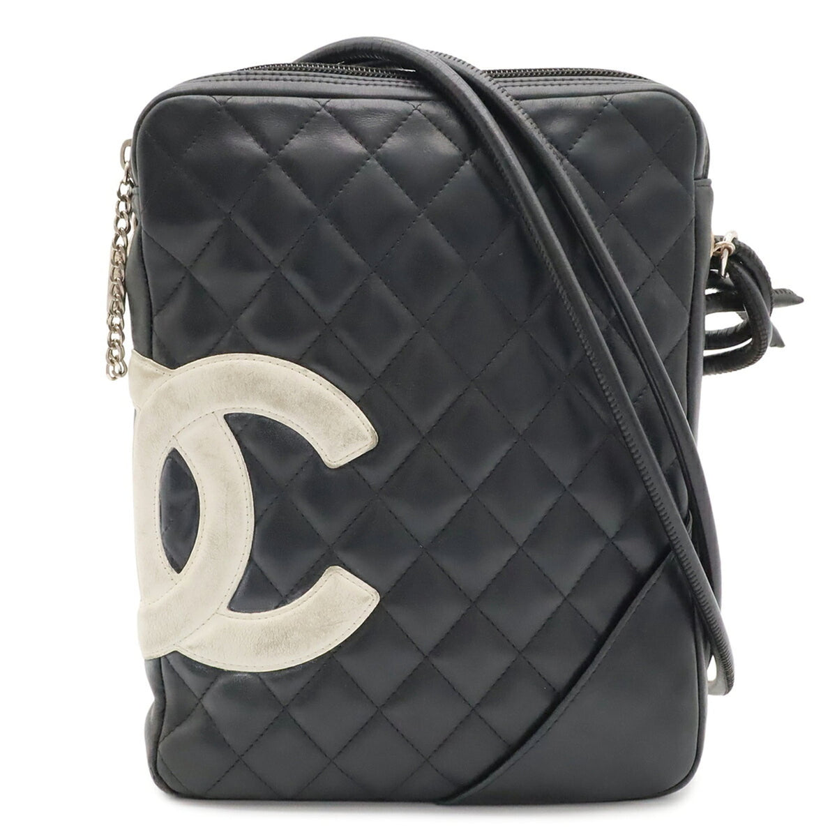 Chanel Ligne Cambon Black White Cambon Ligne Shoulder Bag (Pre-Owned)