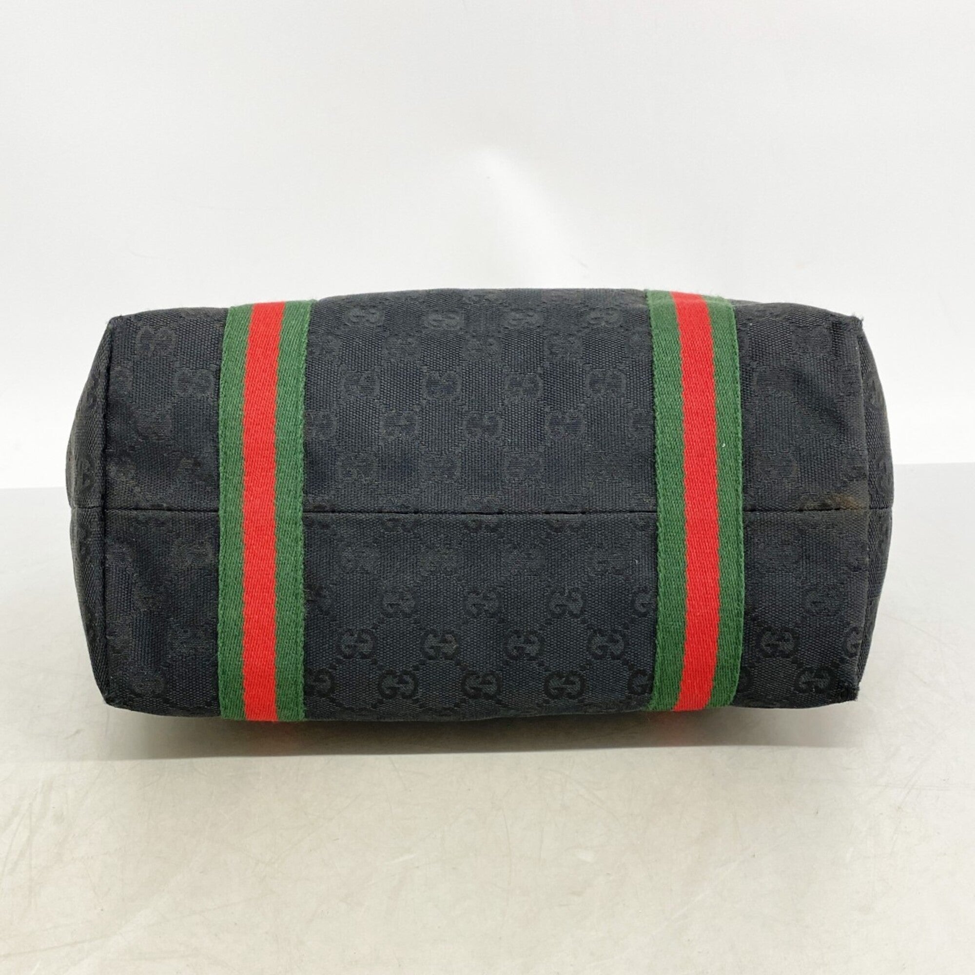 Gucci Black Canvas Tote Bag (Pre-Owned)
