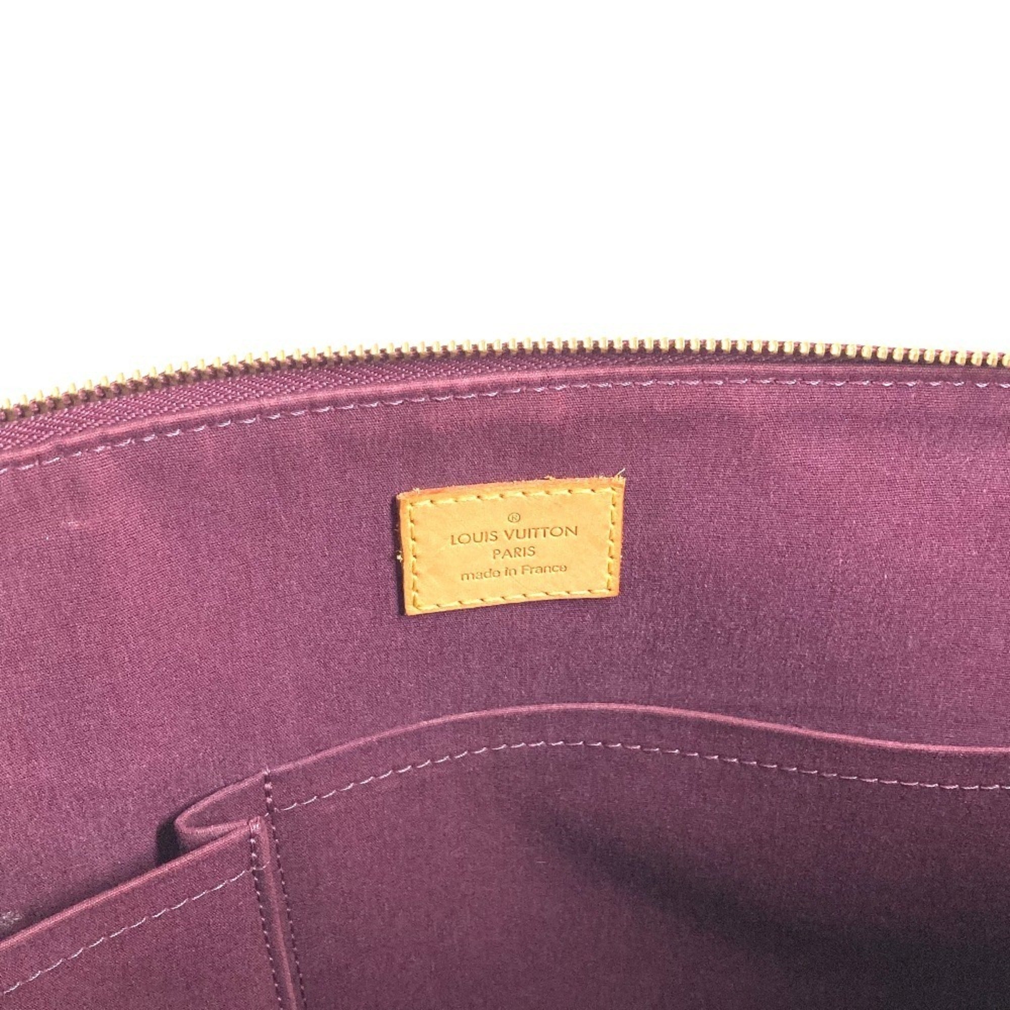 Louis Vuitton Purple Monogram Vernis Canvas Shoulder Bag Tote Bag (Pre-Owned)
