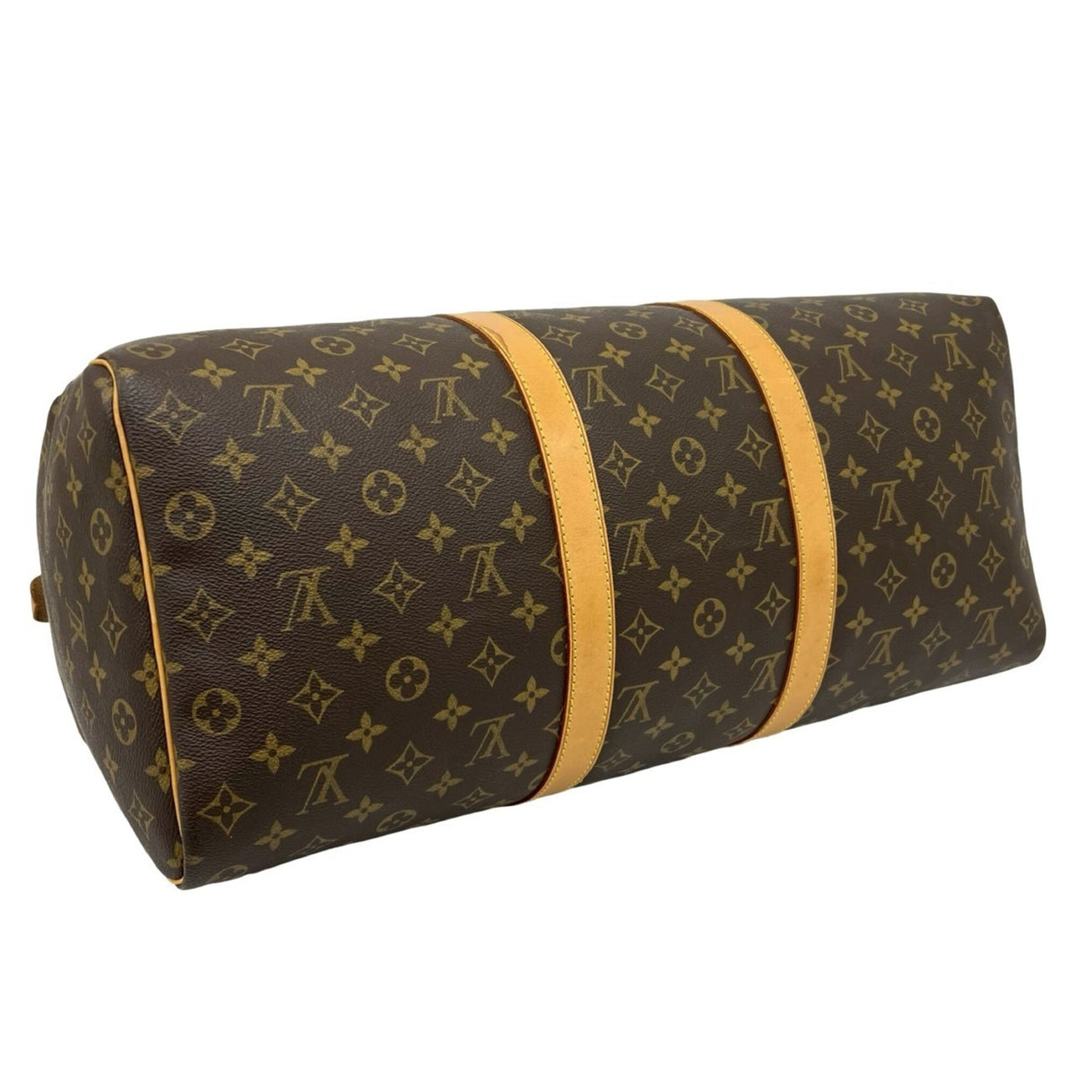 Louis Vuitton Brown Leather Pvc Boston Bag (Pre-Owned)