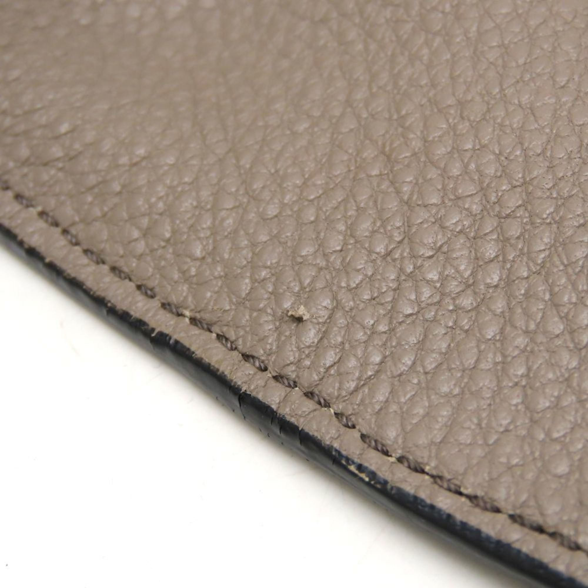 Prada Gray Grayish Leather Backpack (Pre-Owned)