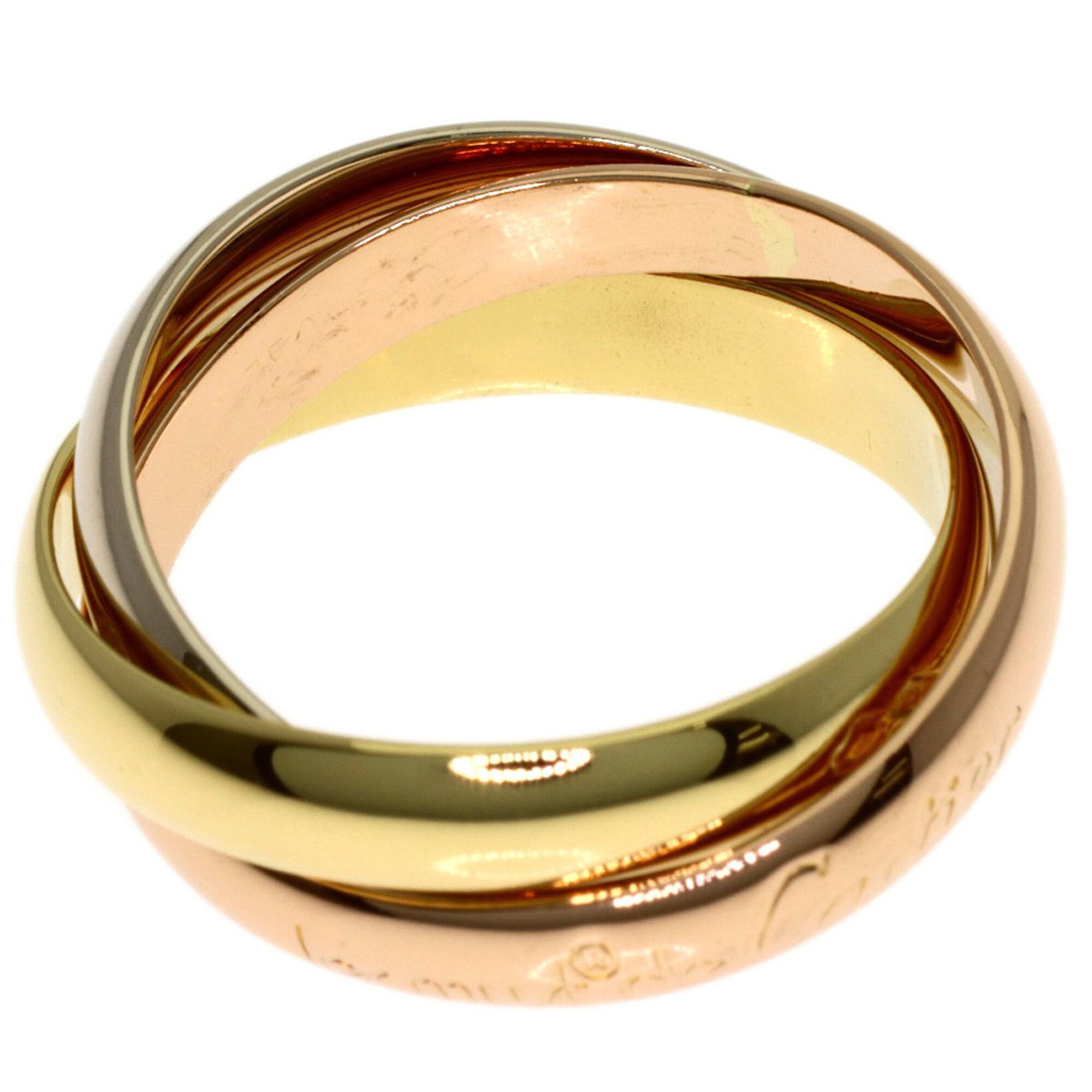 Cartier Trinity Yellow Gold (18K) Pink Gold (18K) White Gold (18K) Band Ring (Pre-Owned)