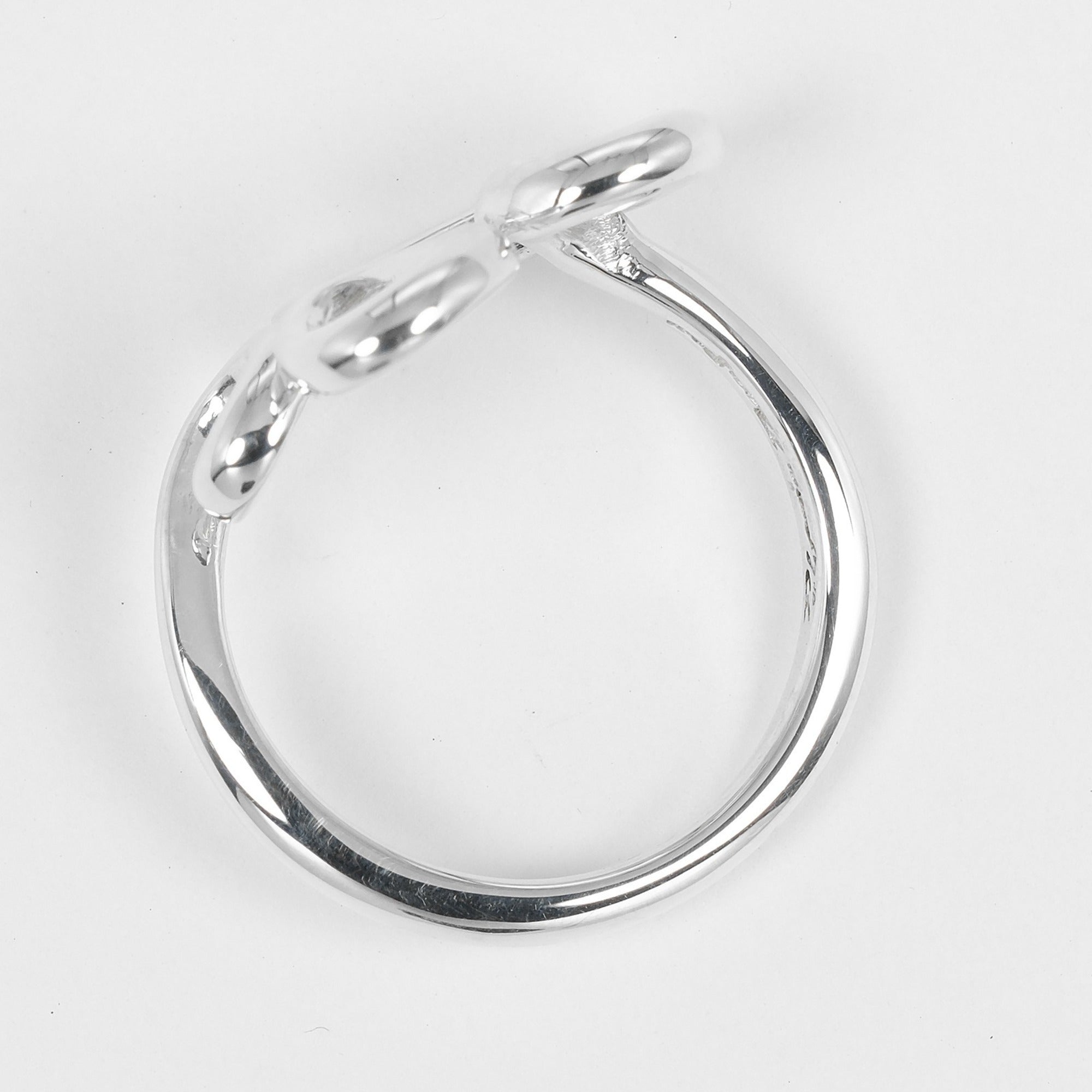 Tiffany Silver Silver 925 Band Ring (Pre-Owned)