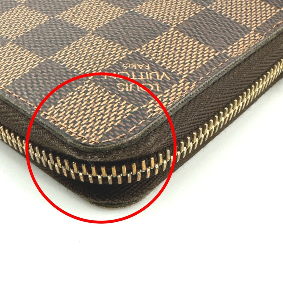 Louis Vuitton Brown Ebene Damier Canvas Long Wallet (Bi-Fold) (Pre-Owned)