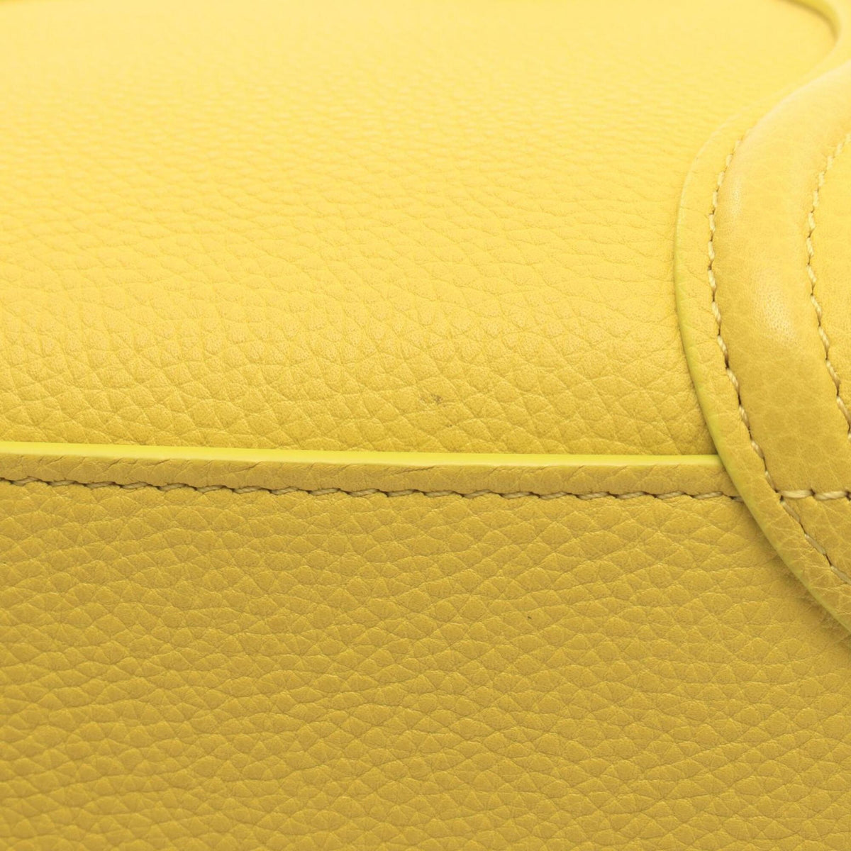Celine Yellow Leather Handbag (Pre-Owned)