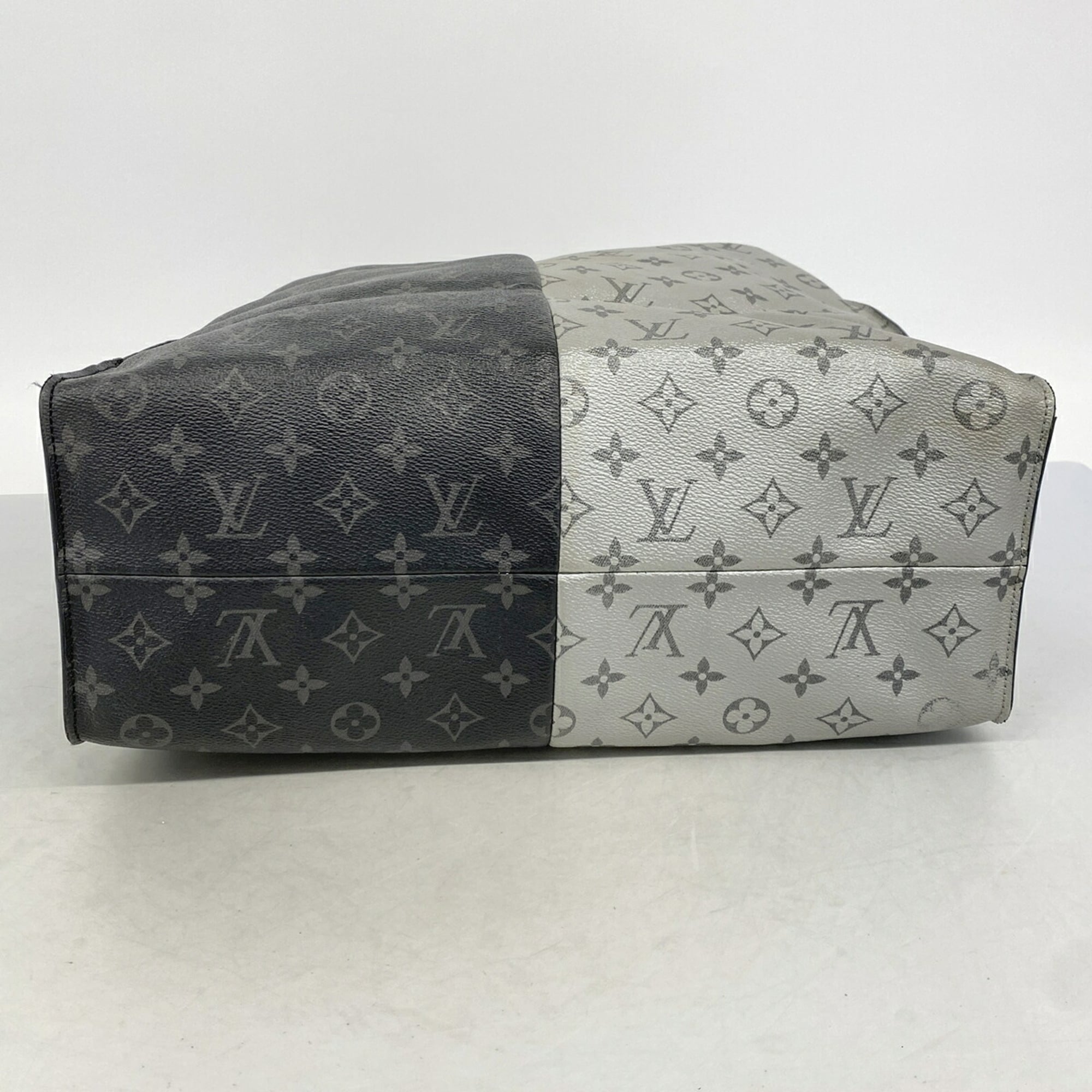 Louis Vuitton Black Gray Tote Bag (Pre-Owned)