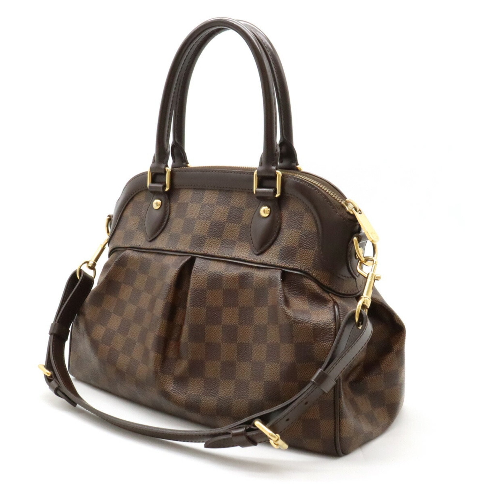 Louis Vuitton Damier Canvas Pvc Handbag Shoulder Bag (Pre-Owned)