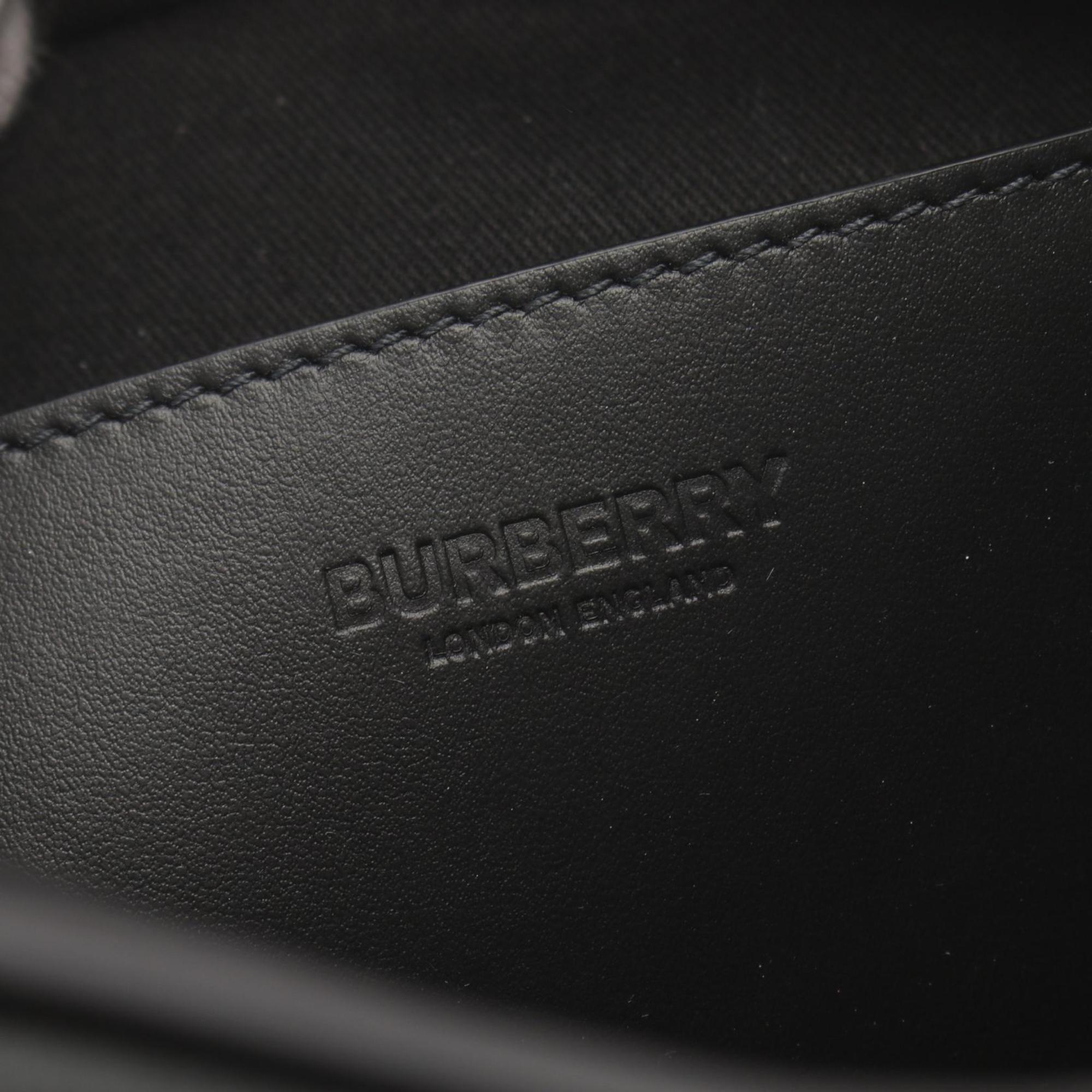 Burberry Black Pvc Leather Shoulder Bag