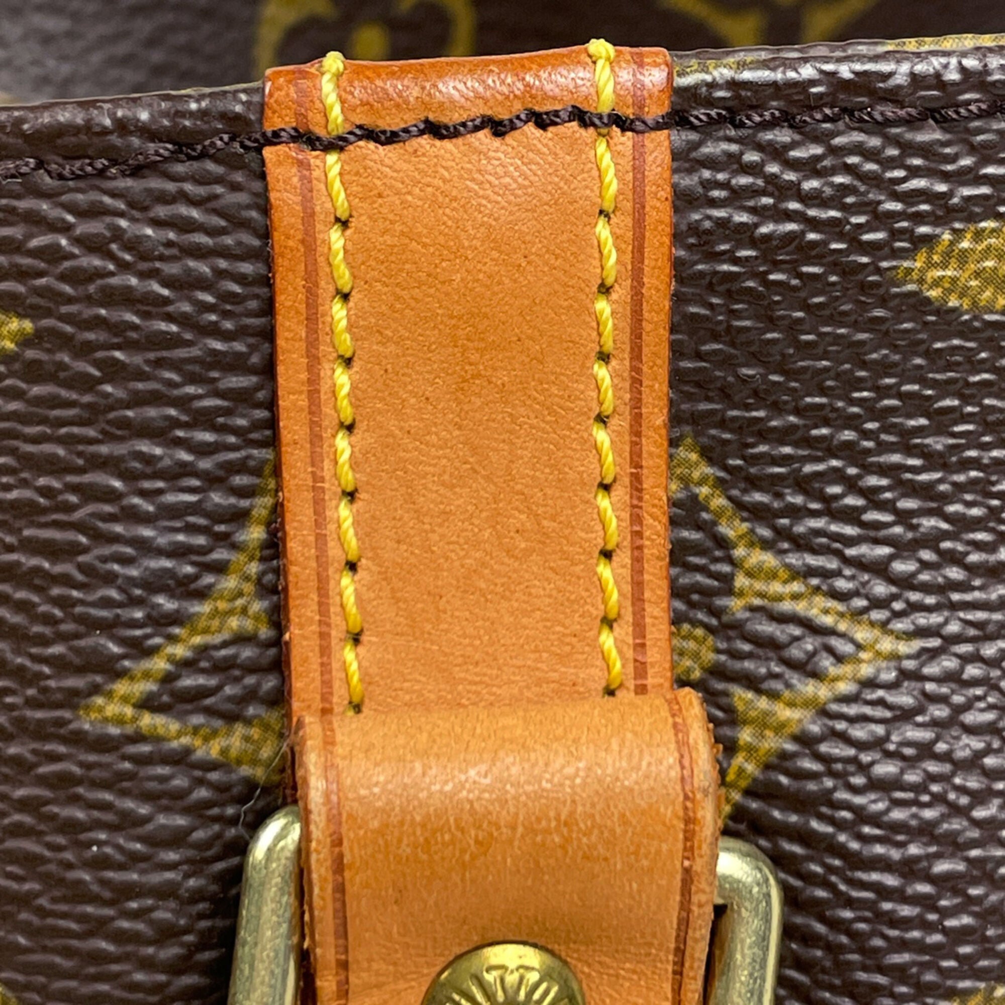 Louis Vuitton Brown Monogram Shoulder Bag Tote Bag (Pre-Owned)