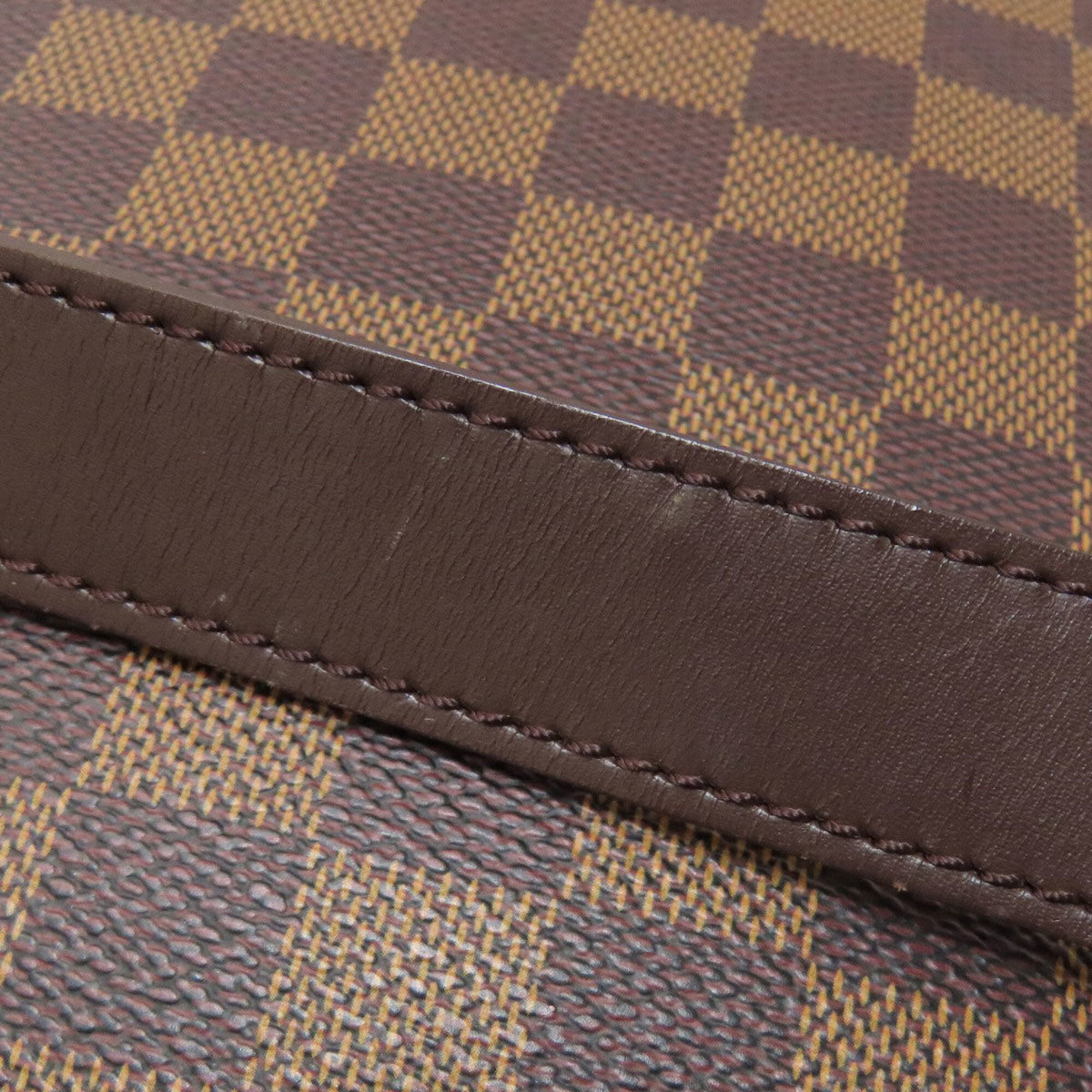 Louis Vuitton Brown Damier Canvas Ebene Damier Canvas Shoulder Bag (Pre-Owned)