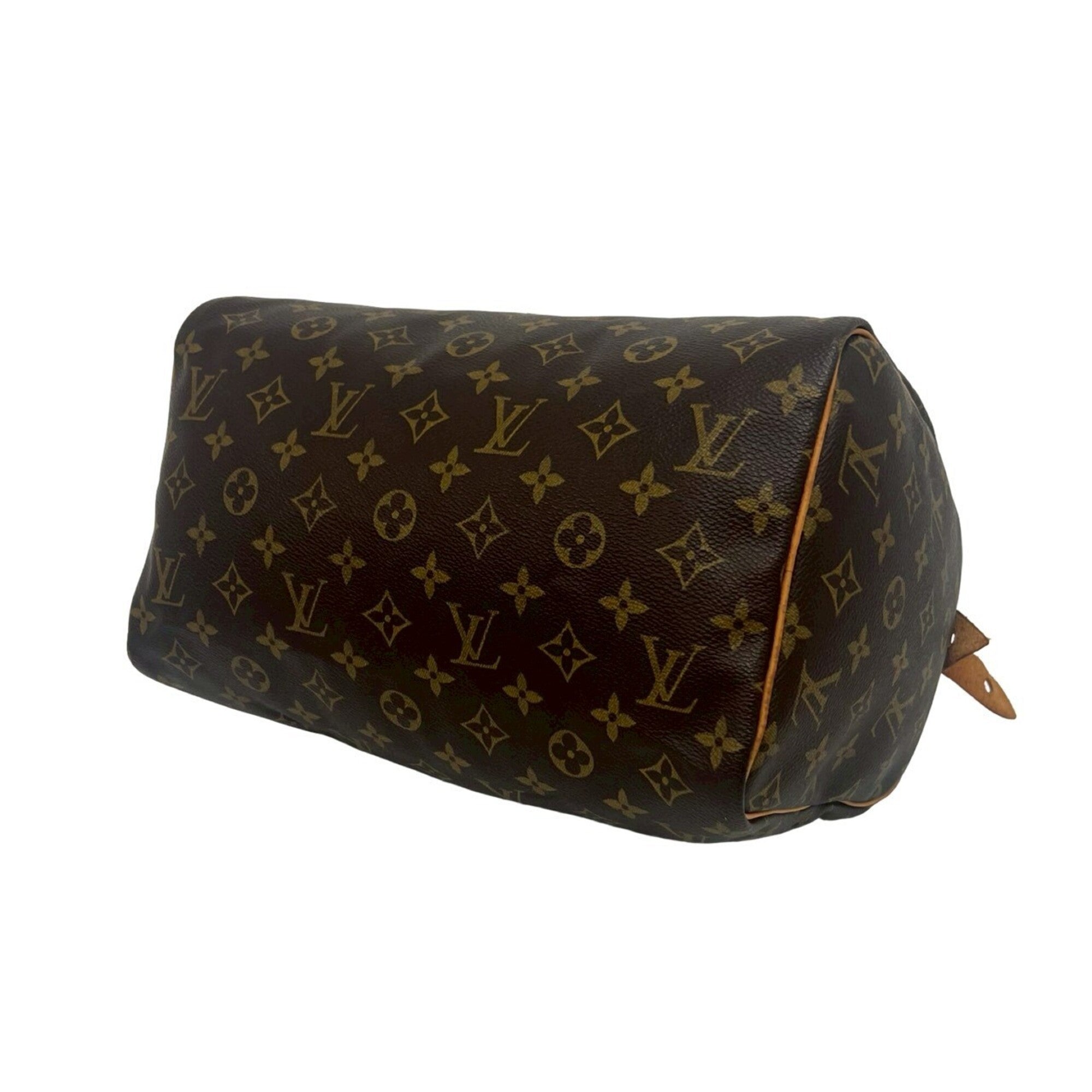 Louis Vuitton Brown Leather Pvc Boston Bag Handbag (Pre-Owned)