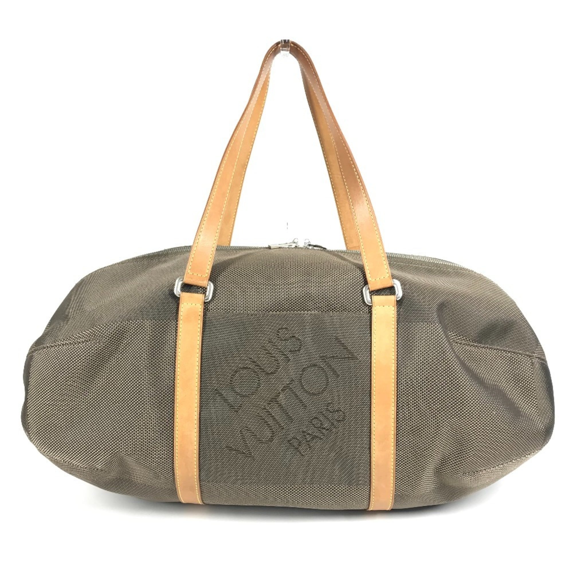 Louis Vuitton Khaki Damier Geant Boston Bag Shoulder Bag (Pre-Owned)
