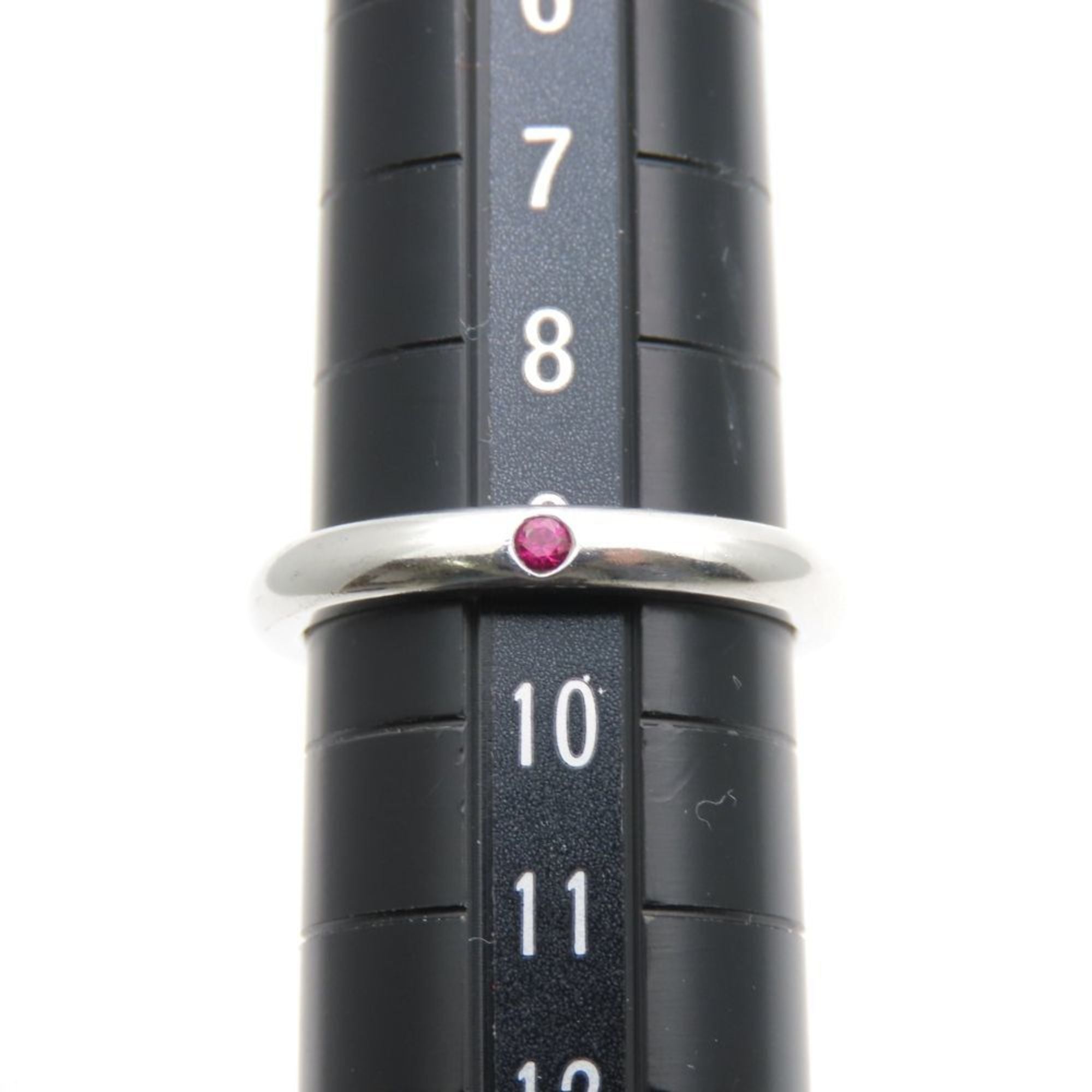 Tiffany Silver Silver 925 Band Ring (Pre-Owned)
