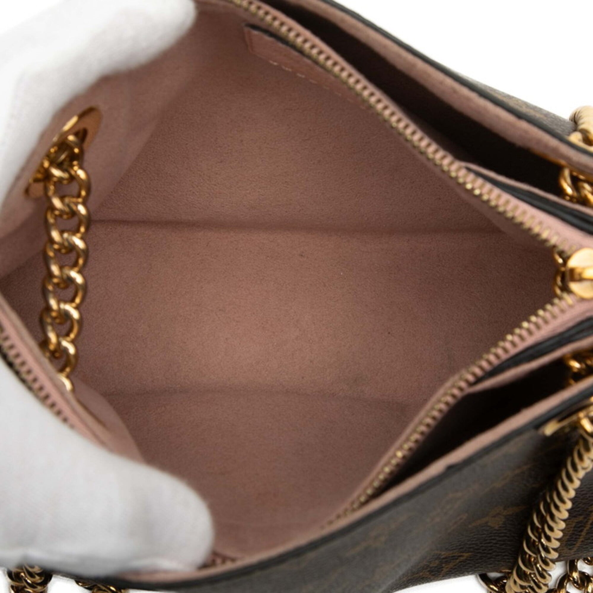 Louis Vuitton Brown Monogram Rose Poudre Monogram Shoulder Bag (Pre-Owned)