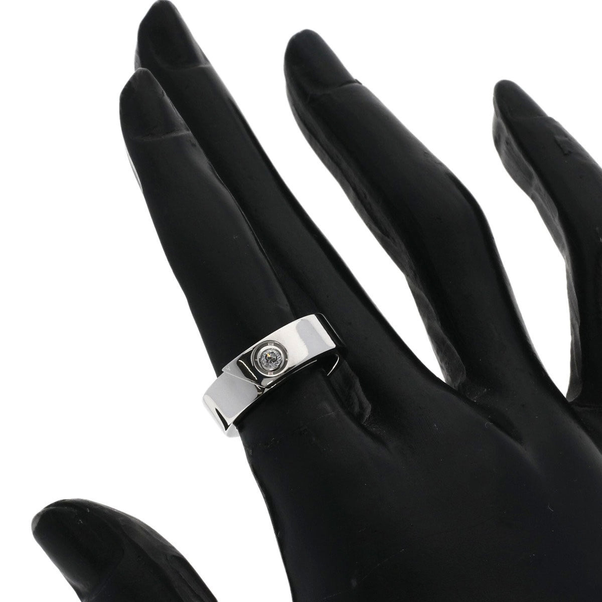 Cartier Silver White Gold (18K) Band Ring (Pre-Owned)