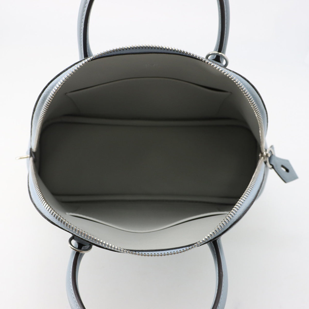 Hermes Blue Lin Handbag (Pre-Owned)