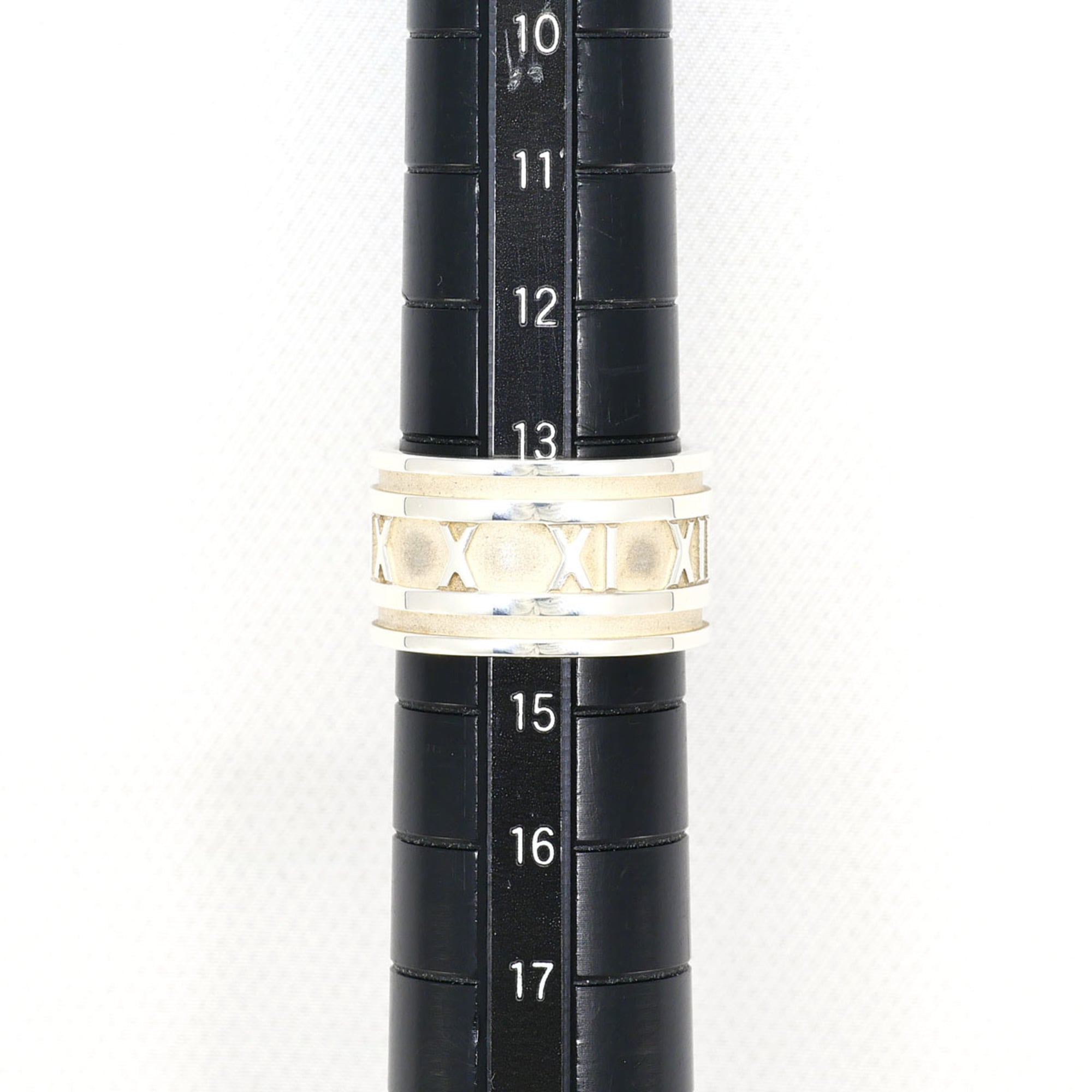 Tiffany Atlas Silver 925 Band Ring (Pre-Owned)
