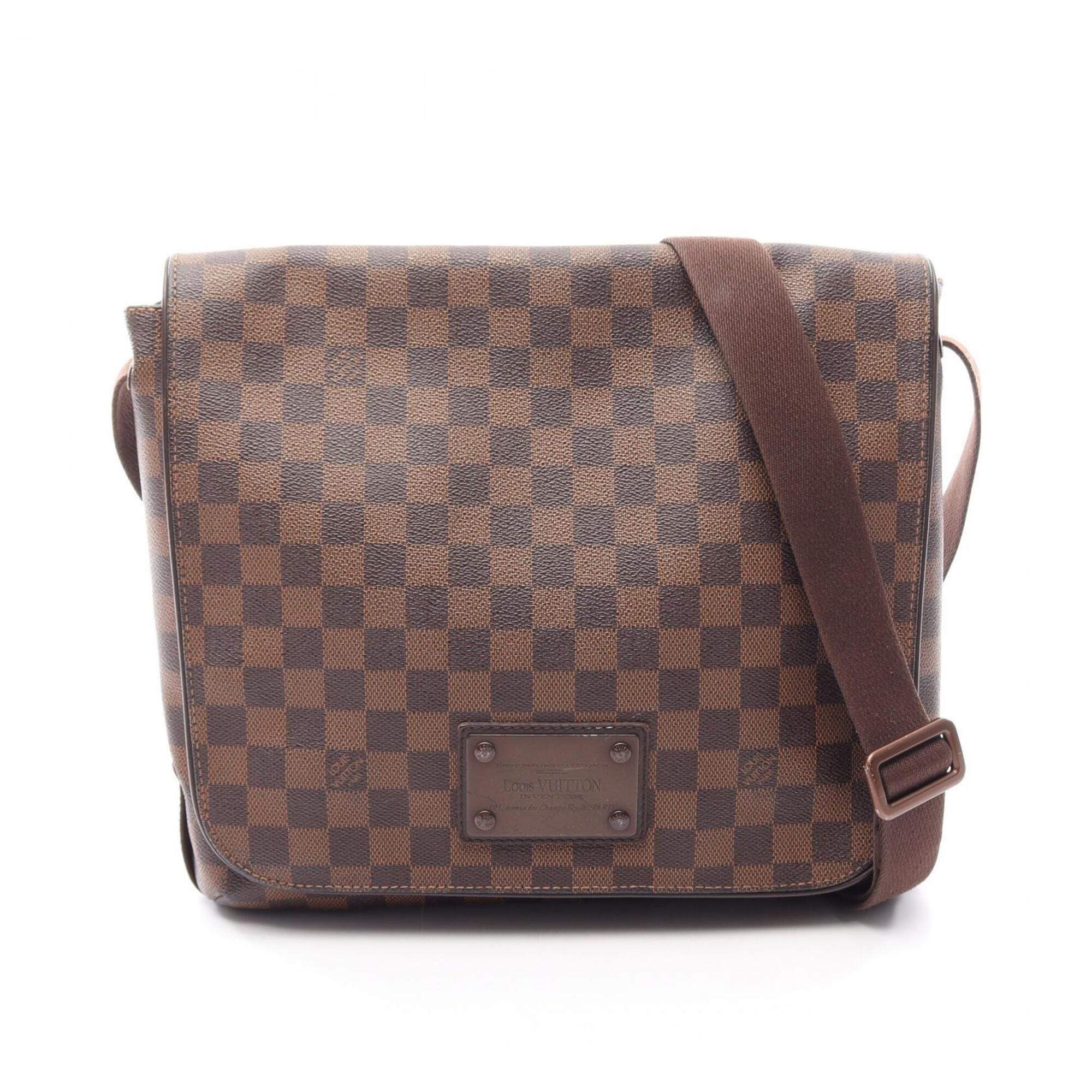 Louis Vuitton Brown Coated Canvas Pvc Leather Handbag Shoulder Bag (Pre-Owned)