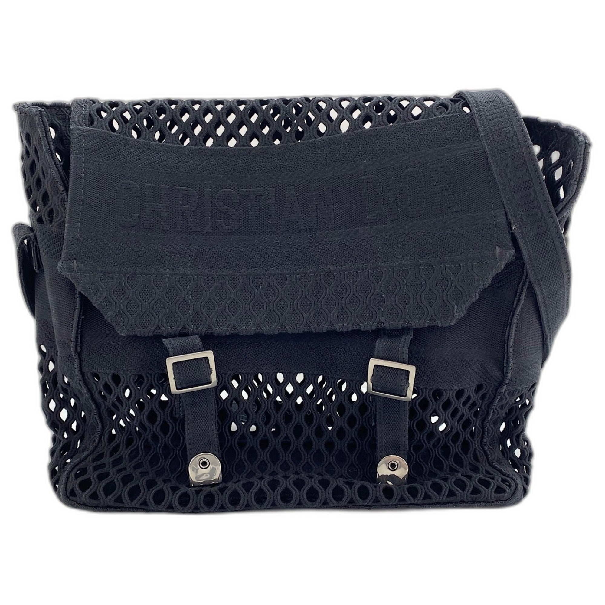 Christian Dior Black Canvas Shoulder Bag (Pre-Owned)