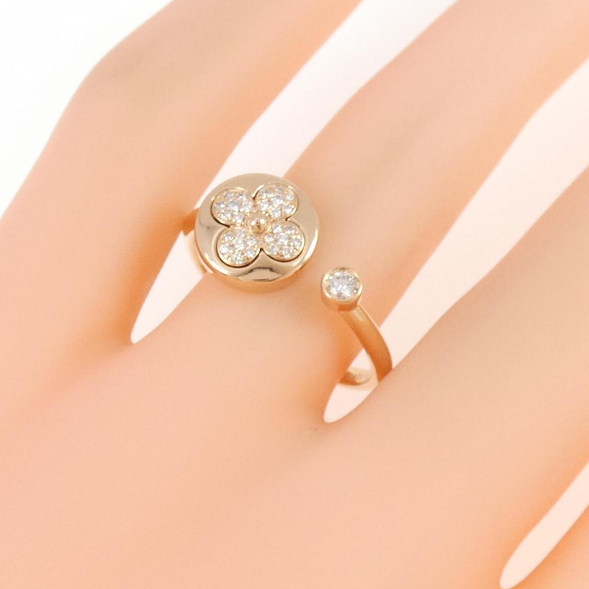 Louis Vuitton Pink Gold (18K) Band Ring (Pre-Owned)