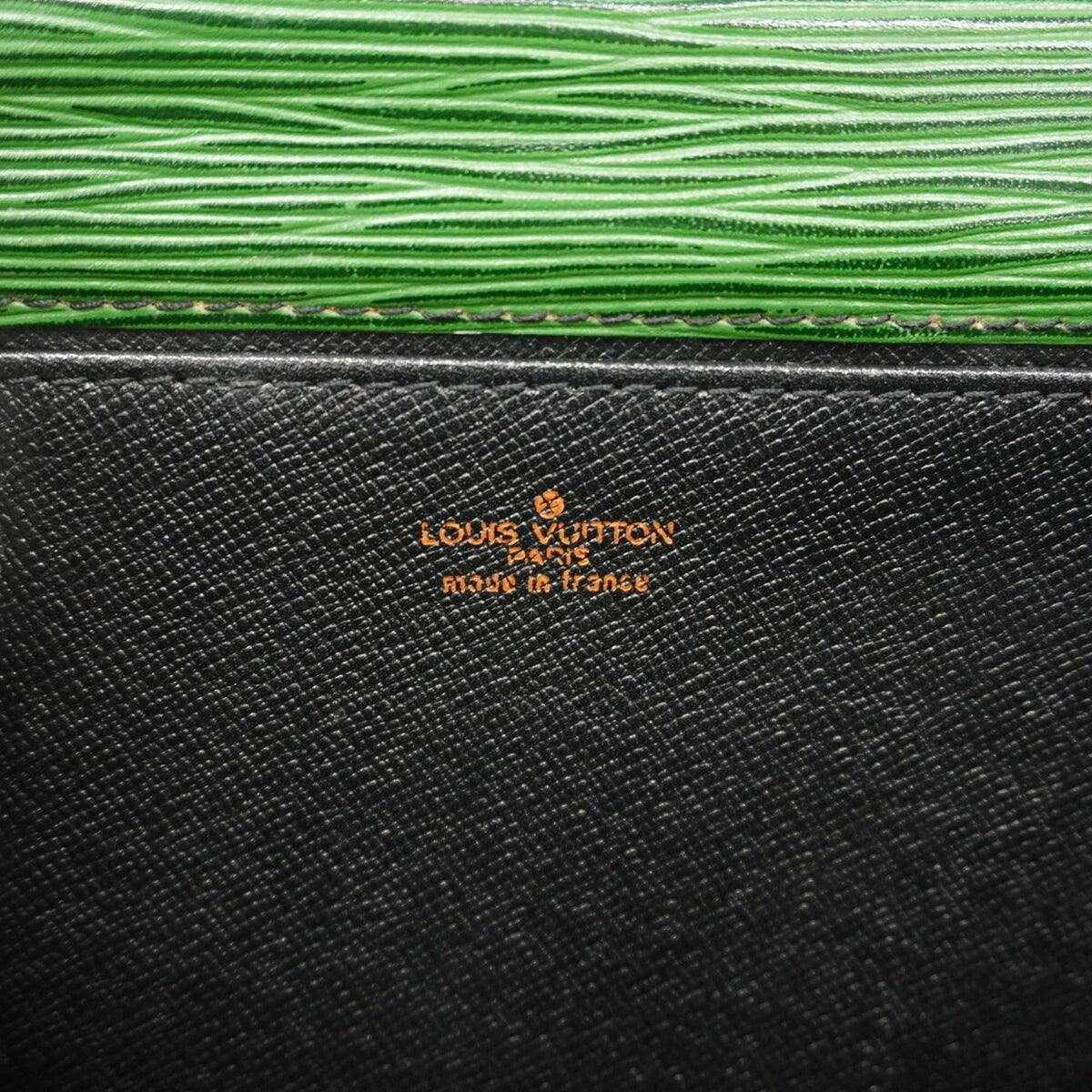 Louis Vuitton Borneo Green Clutch Bag (Pre-Owned)