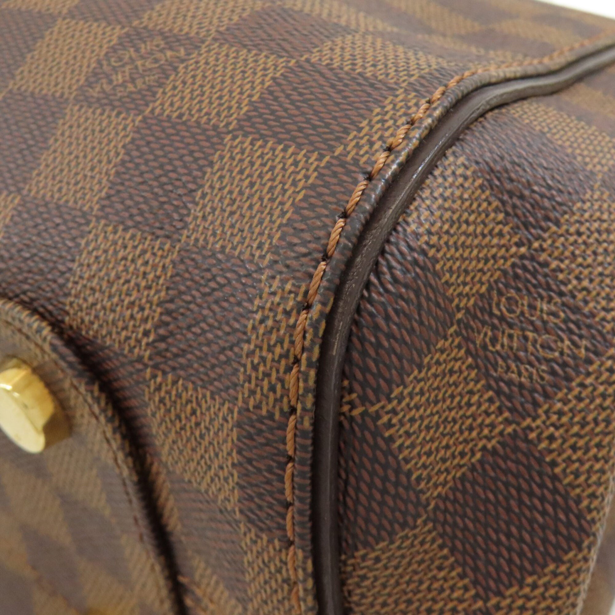 Louis Vuitton Brown Damier Canvas Ebene Damier Canvas Tote Bag (Pre-Owned)