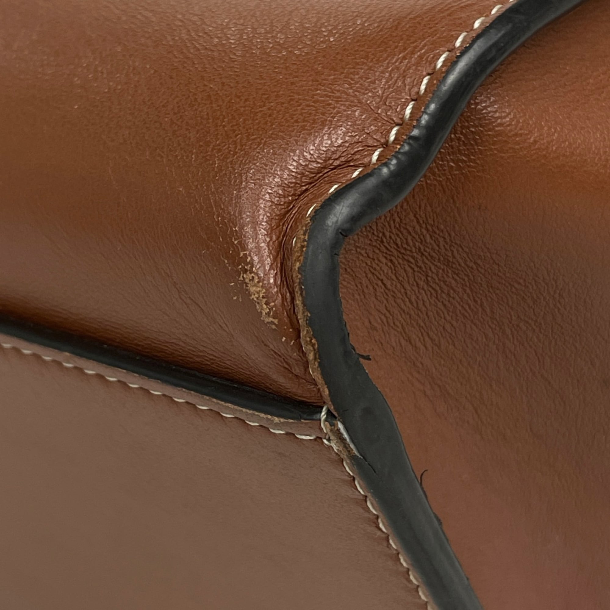 Celine Cabas Brown Leather Tote Bag (Pre-Owned)