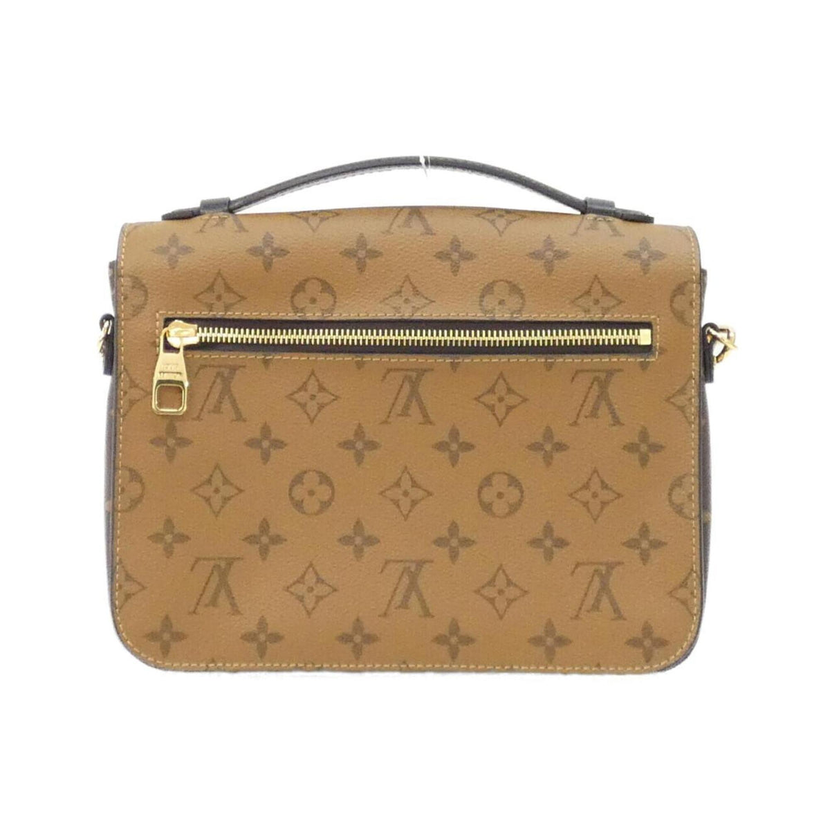 Louis Vuitton Brown Coated Canvas Handbag Pochette (Pre-Owned)