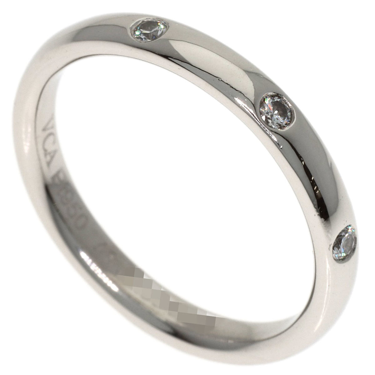 Van Cleef & Arpels Platinum 950 Band Ring (Pre-Owned)