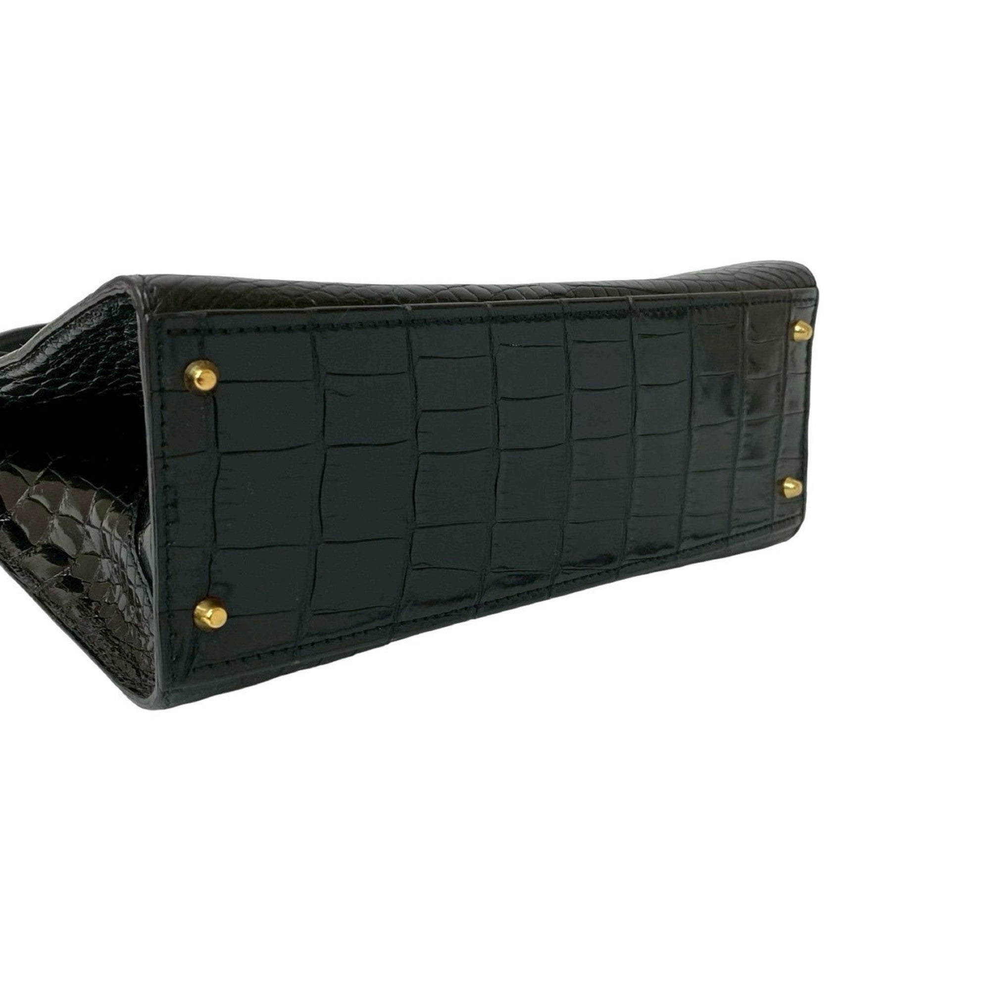 Celine Black Leather Handbag Shoulder Bag (Pre-Owned)