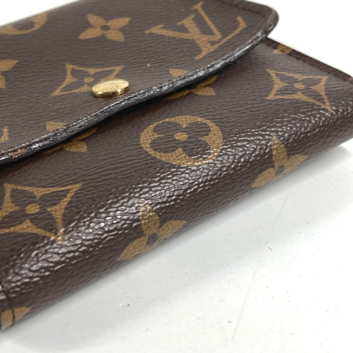 Louis Vuitton Brown Monogram Canvas Card Wallet (Pre-Owned)