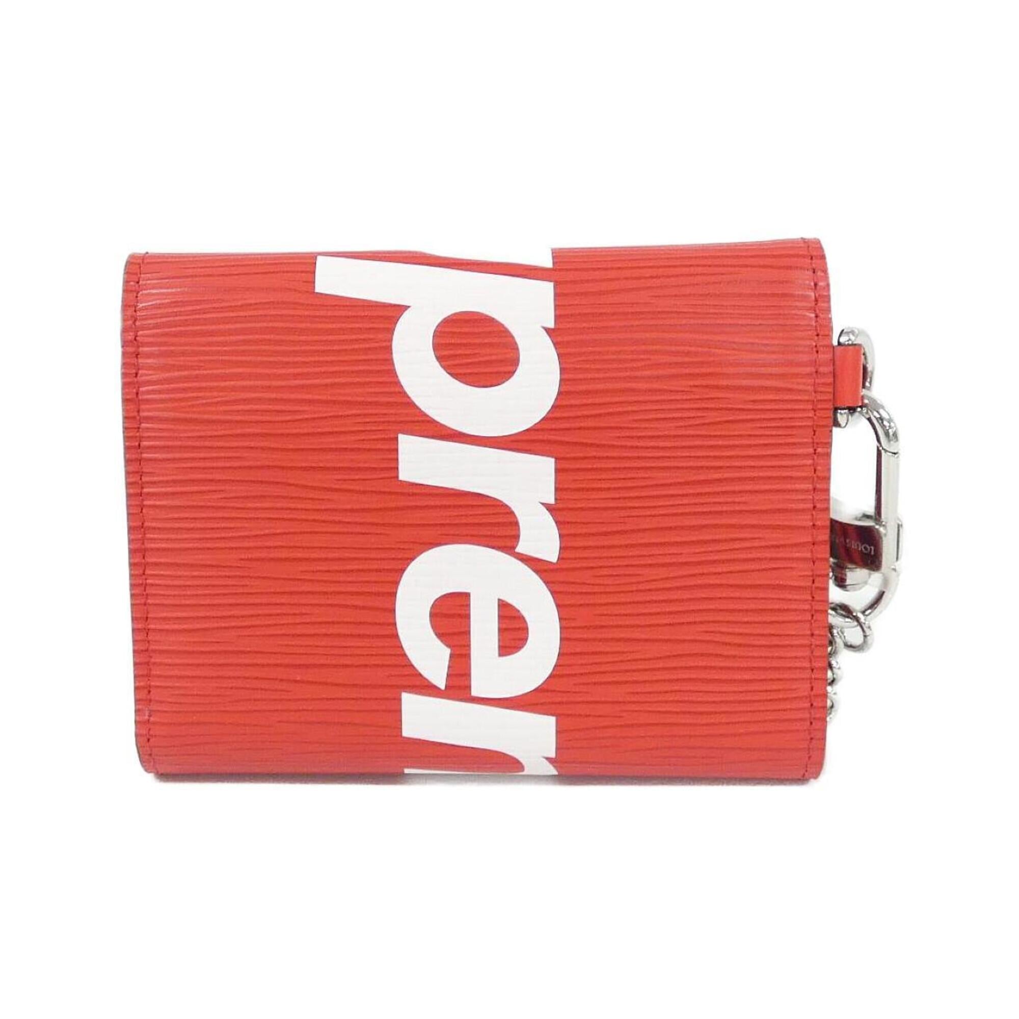 Louis Vuitton Epi Rouge Leather Chain/Shoulder Wallet (Pre-Owned)