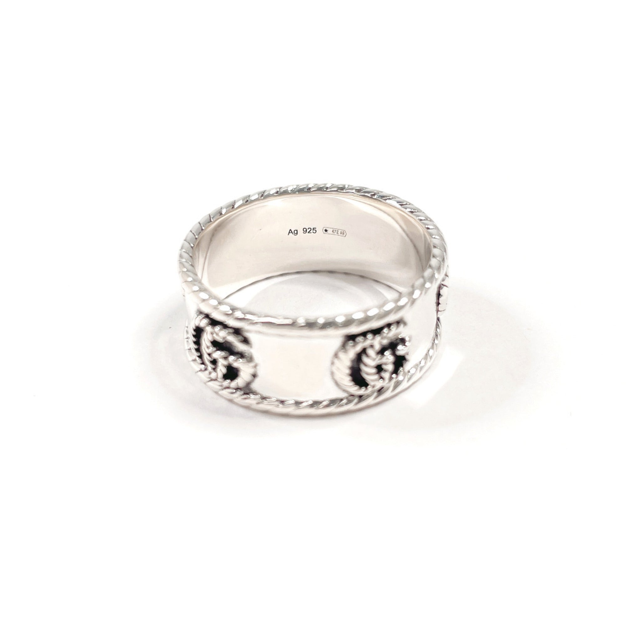 Gucci Silver Silver 925 Band Ring (Pre-Owned)