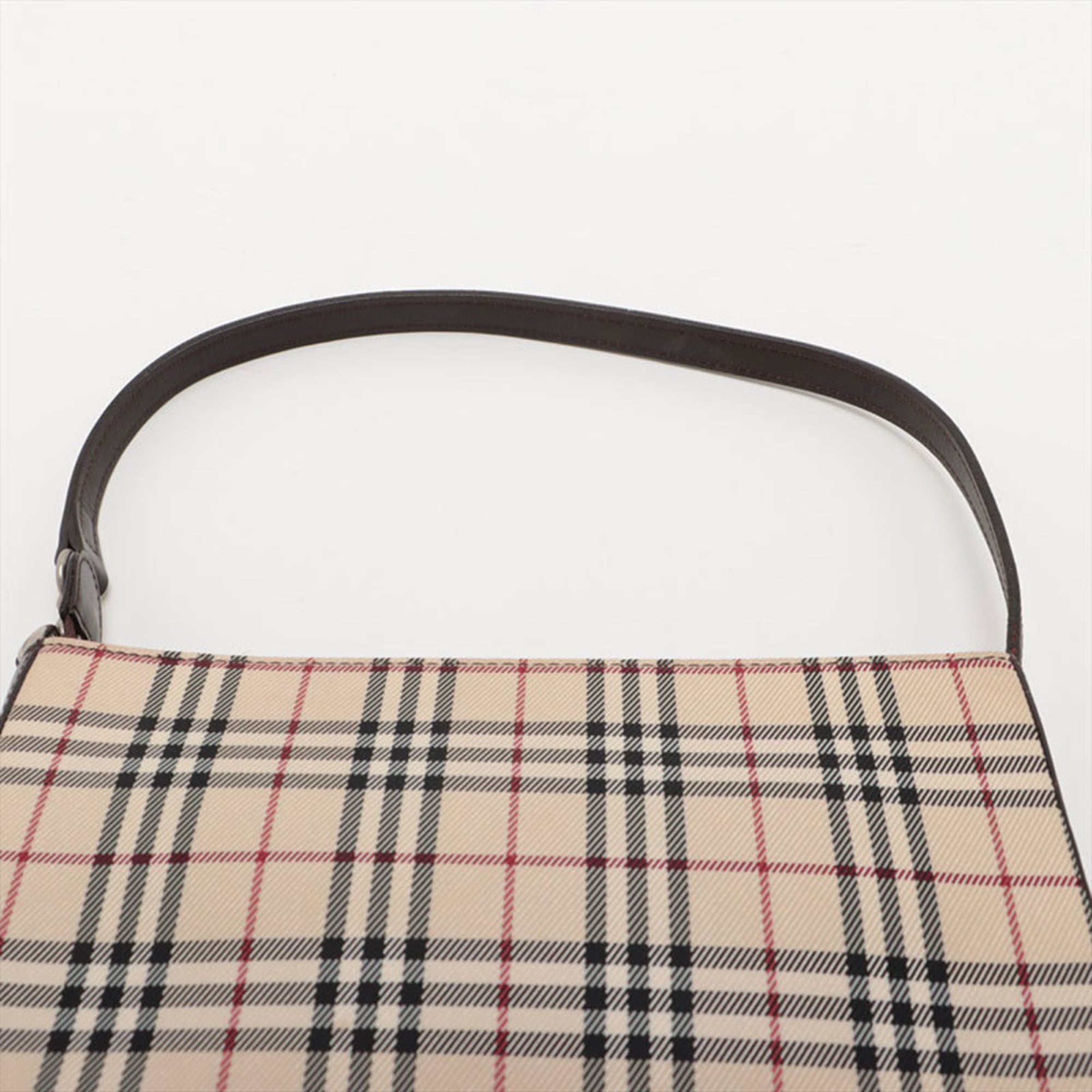 Burberry Brown Canvas Shoulder Bag (Pre-Owned)