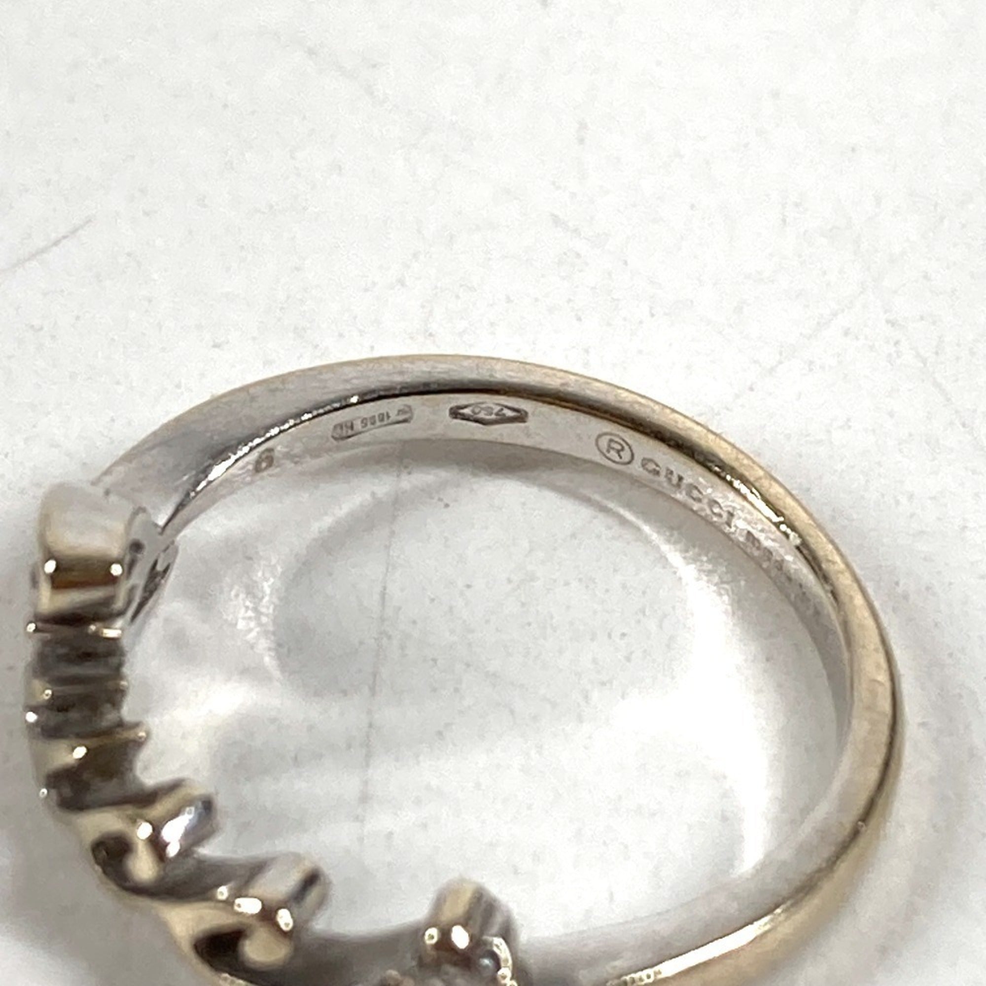 Gucci Silver Band Ring (Pre-Owned)
