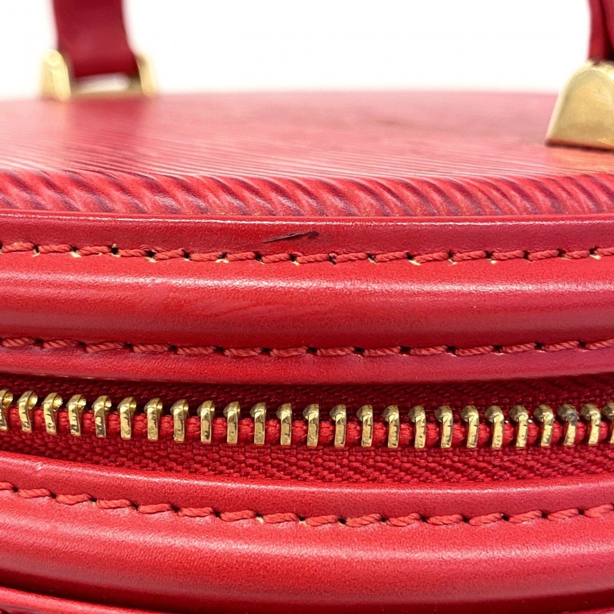 Louis Vuitton Castilian Red Handbag (Pre-Owned)