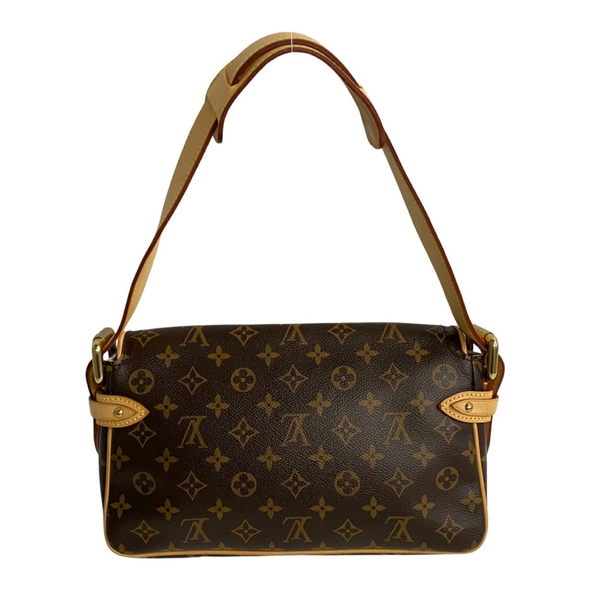 Louis Vuitton Brown Gold Leather Pvc Shoulder Bag Tote Bag (Pre-Owned)