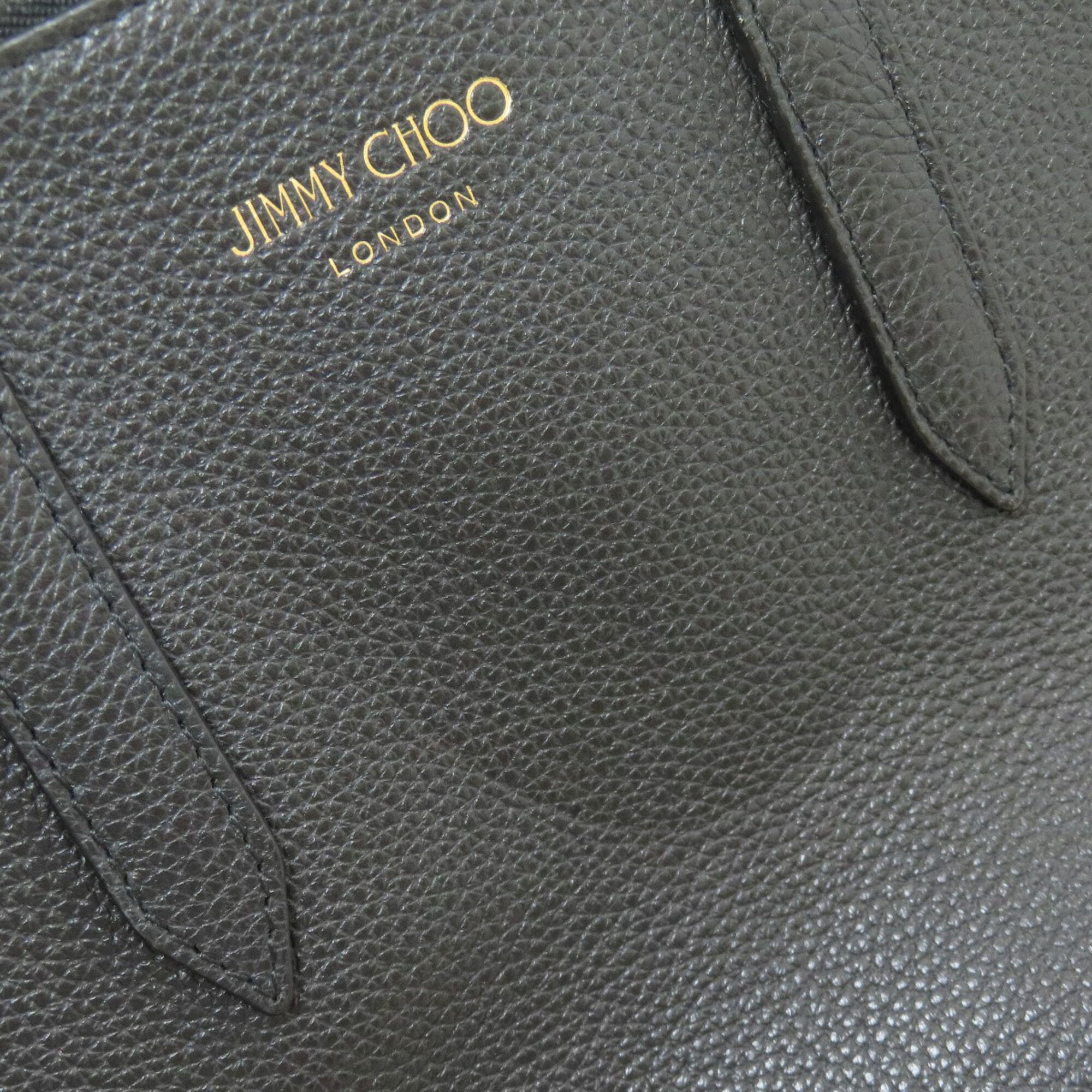 Jimmy Choo Black Leather Handbag (Pre-Owned)