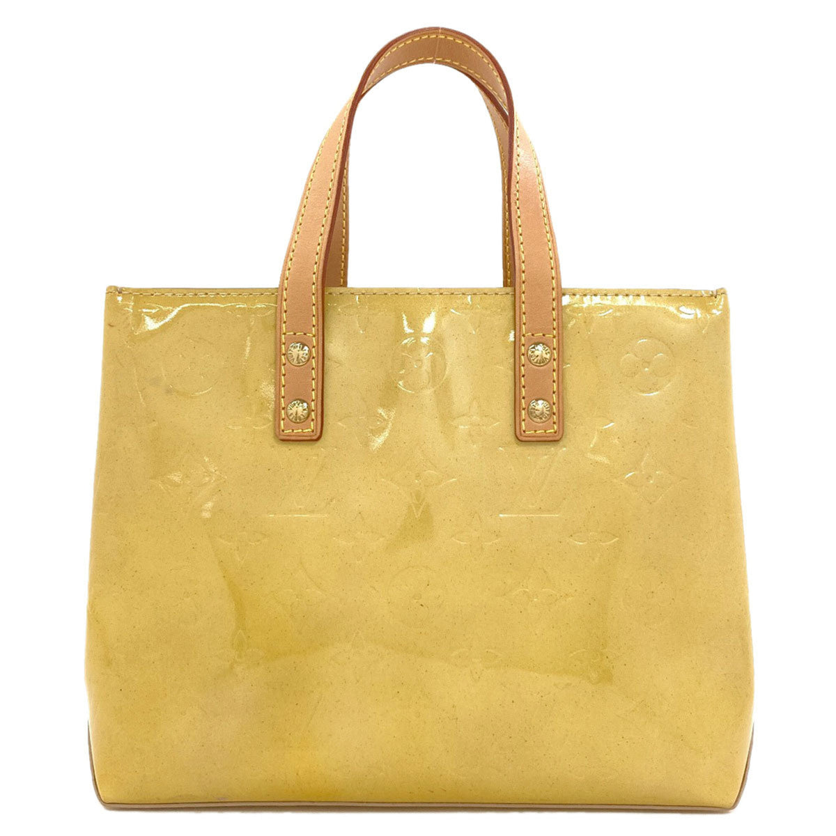 Louis Vuitton Beige Vernis Handbag (Pre-Owned)
