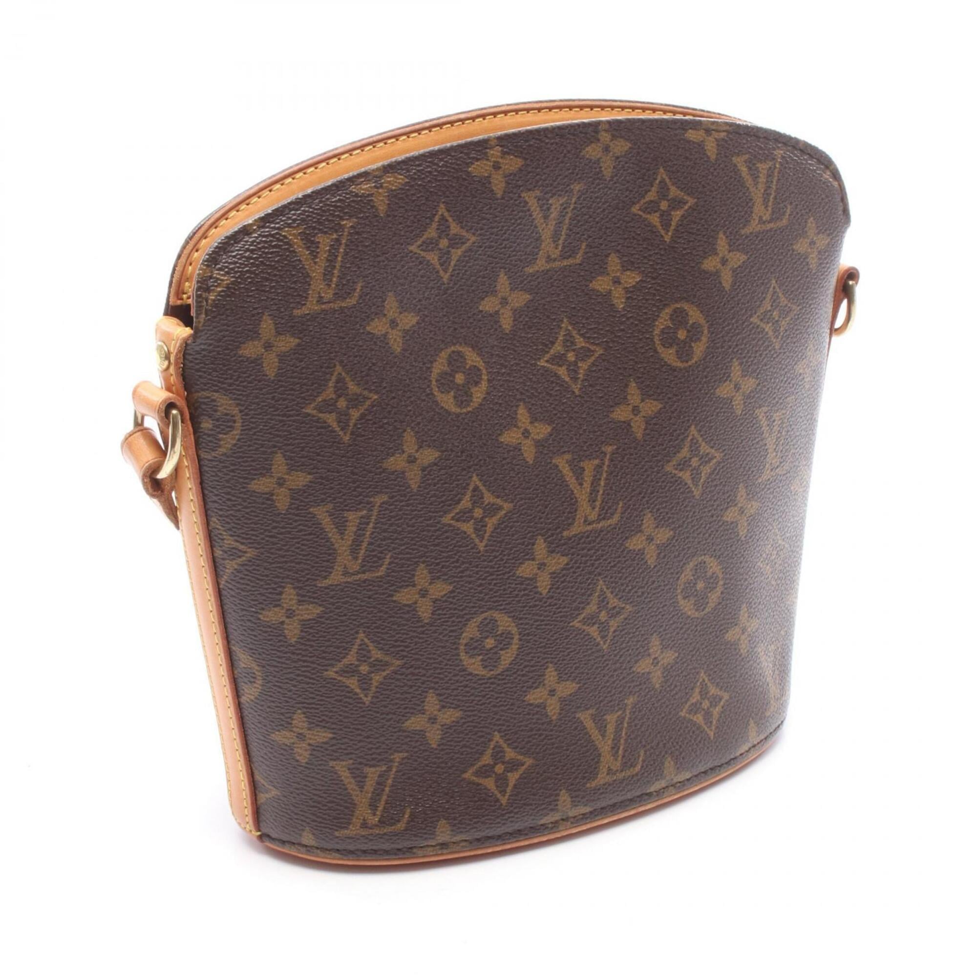 Louis Vuitton Brown Pvc Leather Handbag Shoulder Bag (Pre-Owned)