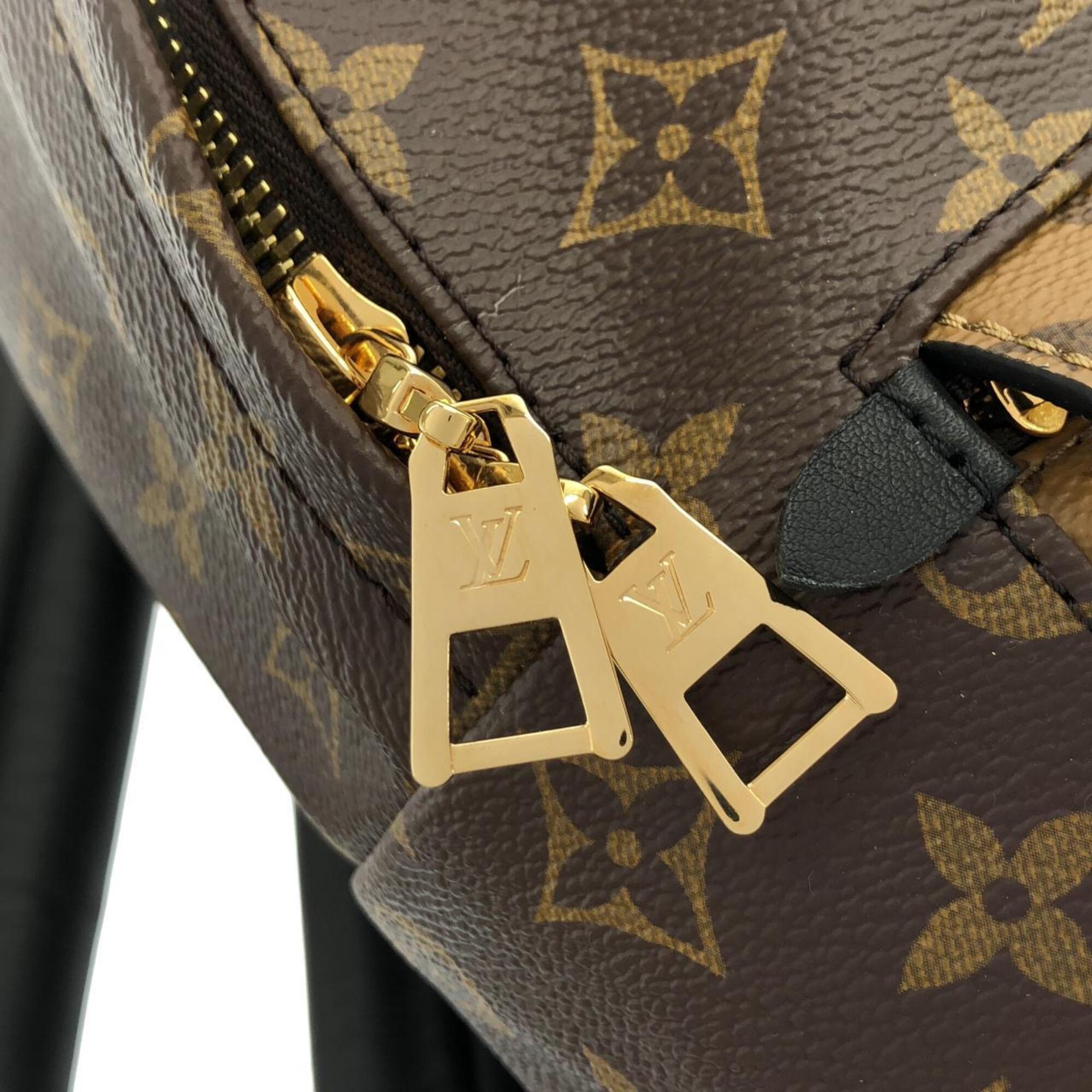Louis Vuitton Marron Monogram Reverse Coated Canvas Backpack (Pre-Owned)