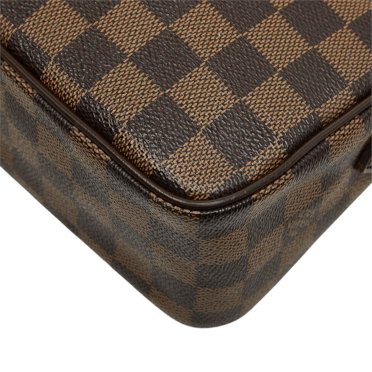Louis Vuitton Damier Brown Pvc Leather Shoulder Bag (Pre-Owned)