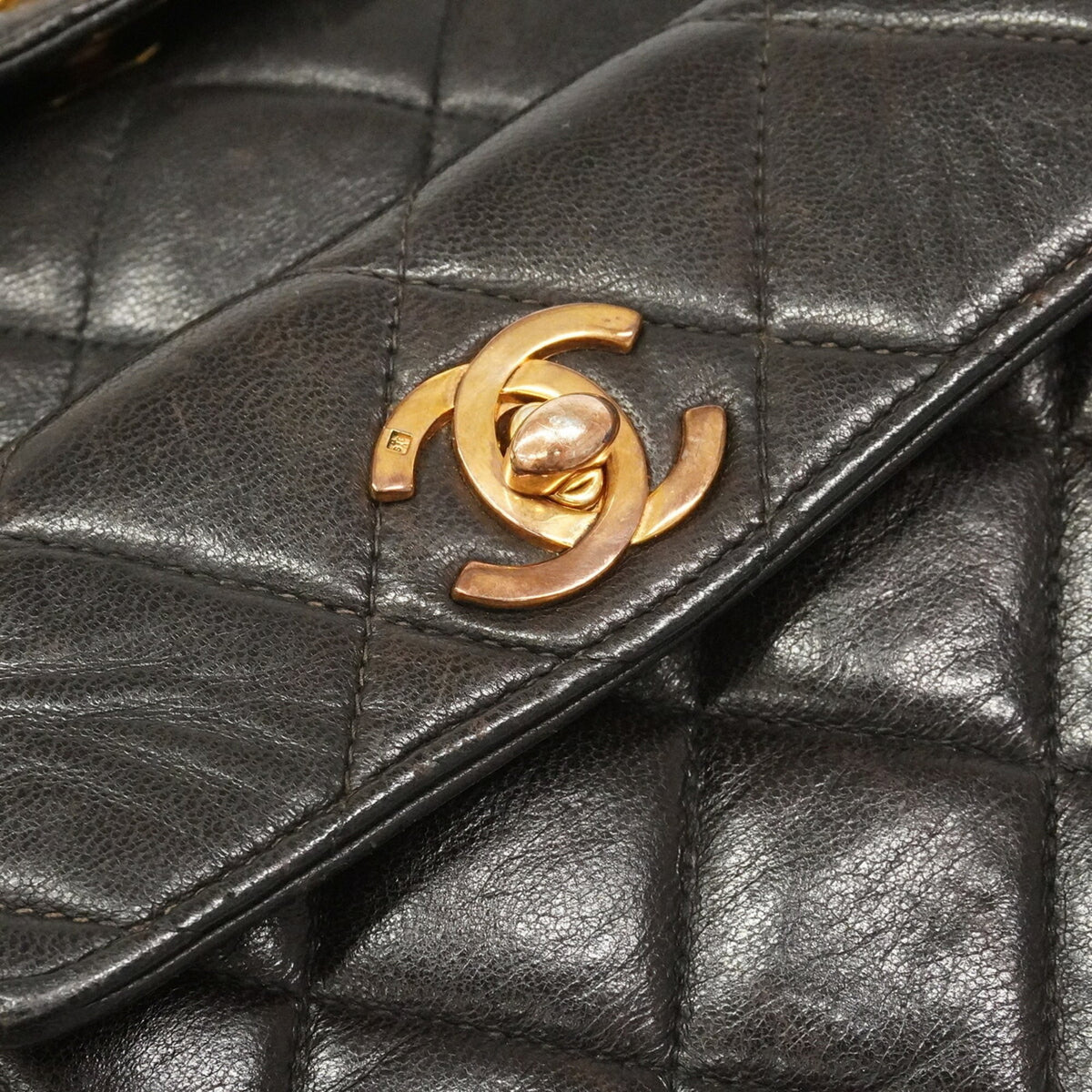 Chanel Black Leather Backpack (Pre-Owned)