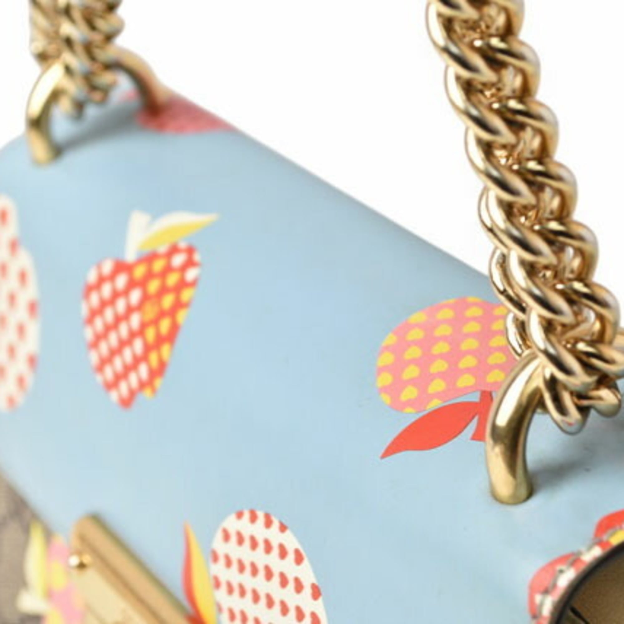 Gucci Beige Blue Brown Gg Supreme Shoulder Bag (Pre-Owned)