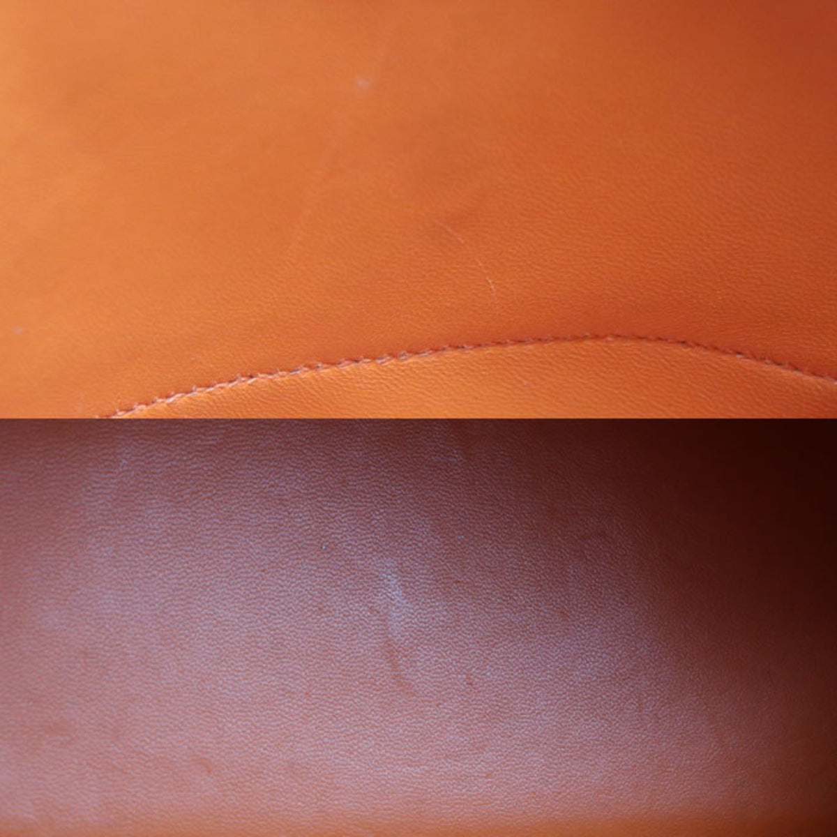 Hermes Orange Epsom Leather Shoulder Bag (Pre-Owned)